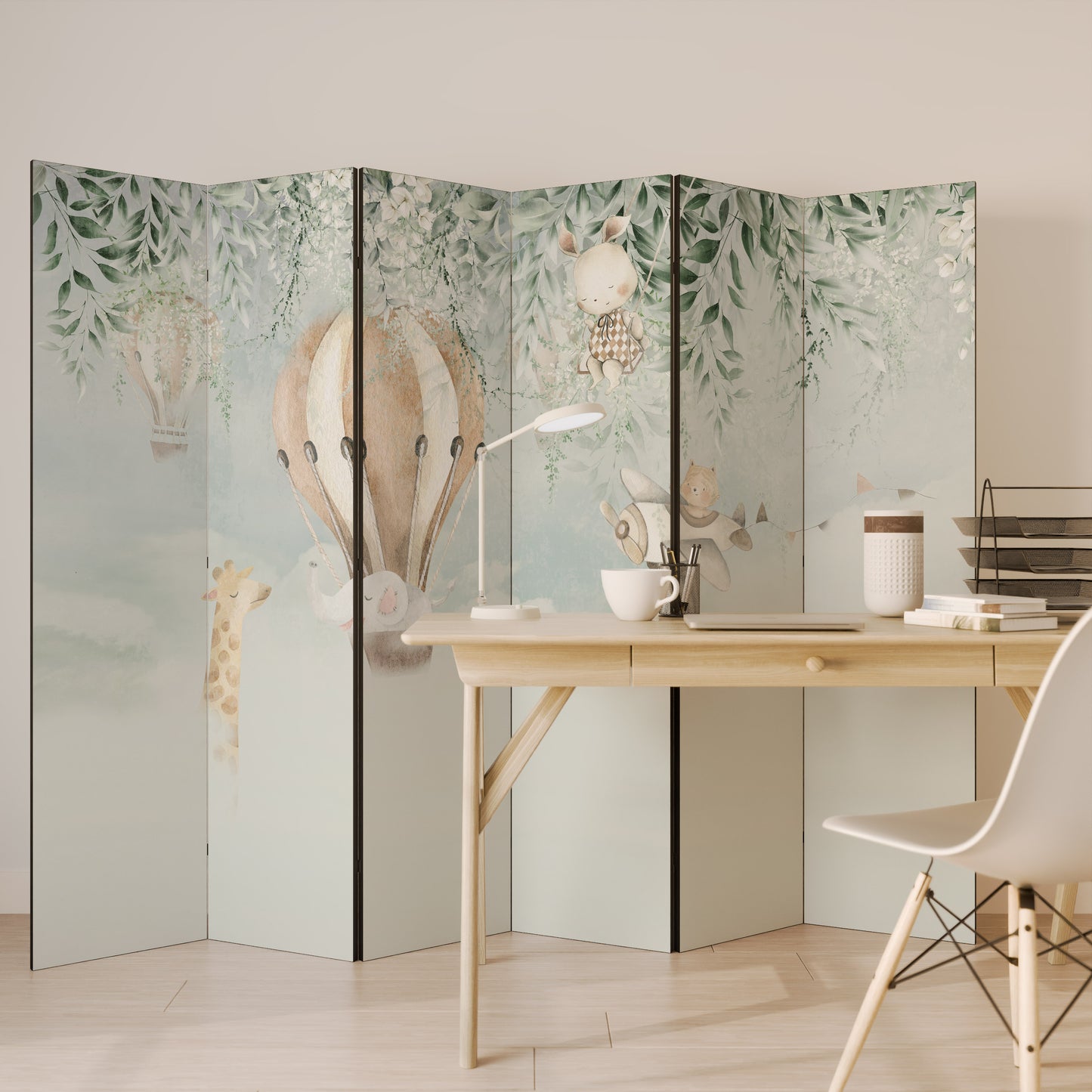 SWEET DREAMS - Divisorio decorativo per ambienti a 6 pannelli