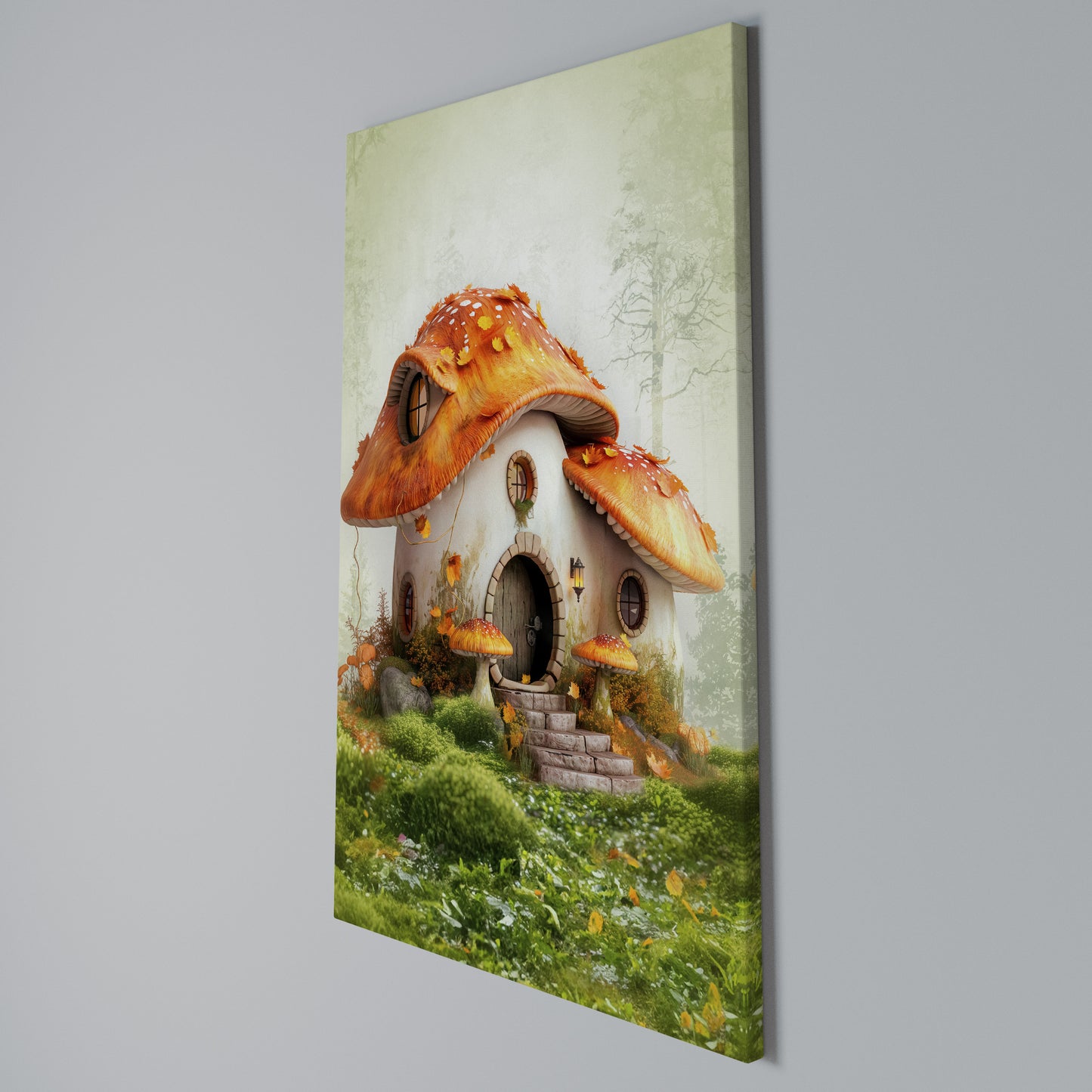 MYSTIC TOADSTOOL Stampa su Tela Verticale