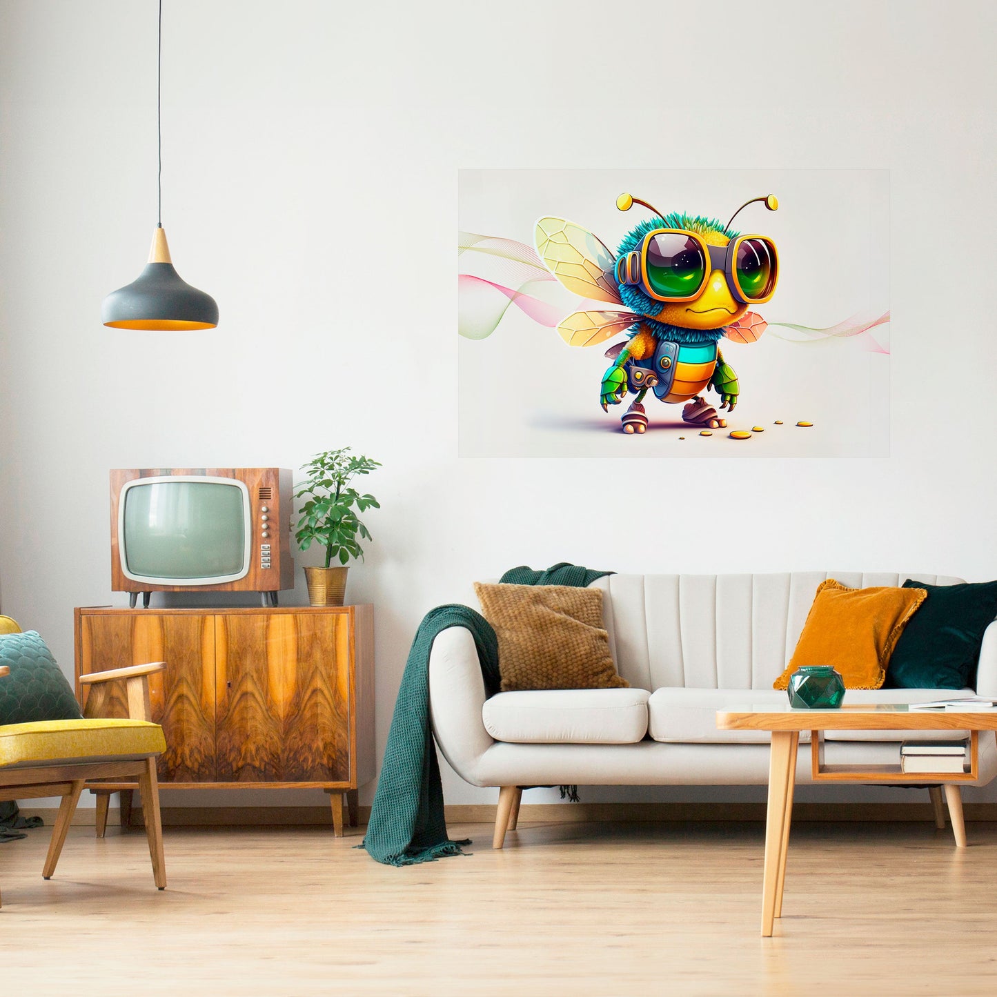 Poster orizzontale BUZZ BUDDY stacca e attacca