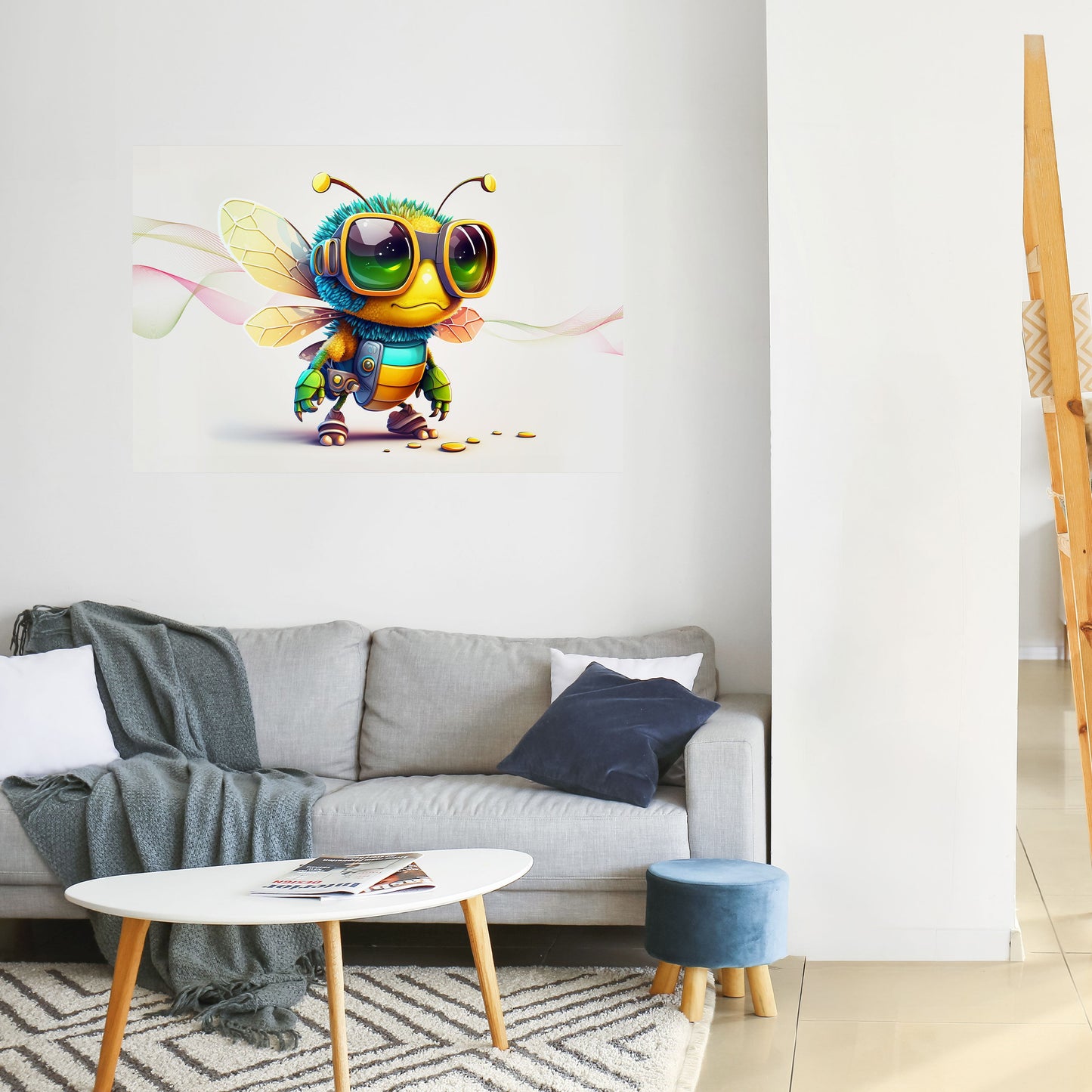 Poster orizzontale BUZZ BUDDY stacca e attacca