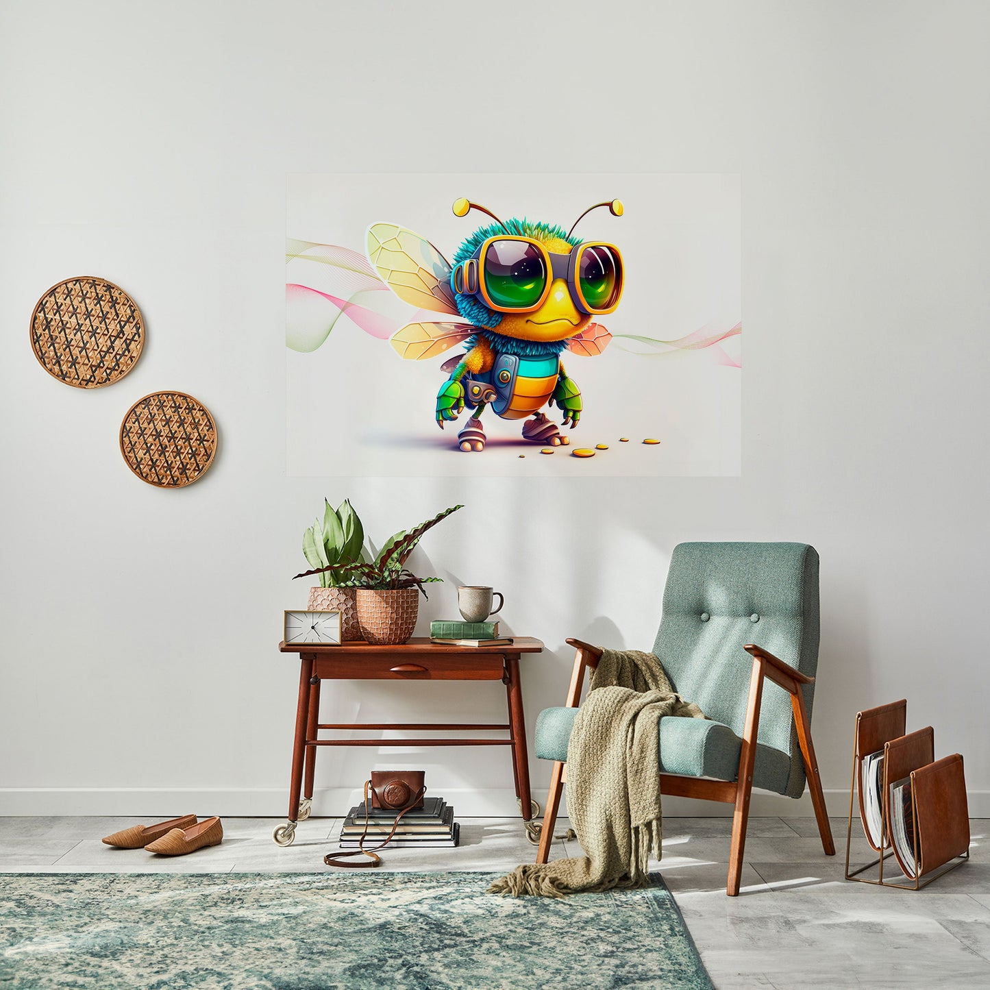 Poster orizzontale BUZZ BUDDY stacca e attacca