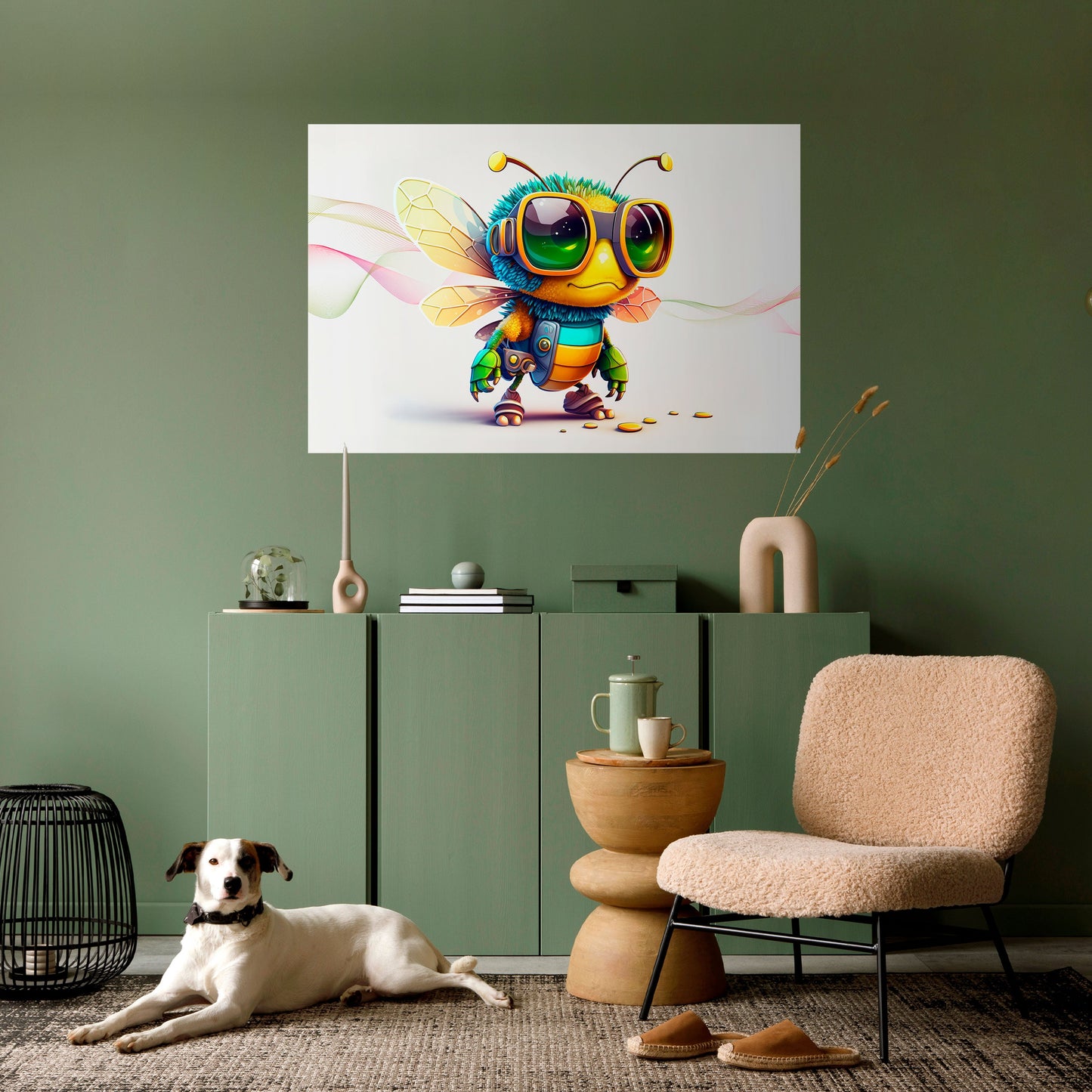 Poster orizzontale BUZZ BUDDY stacca e attacca