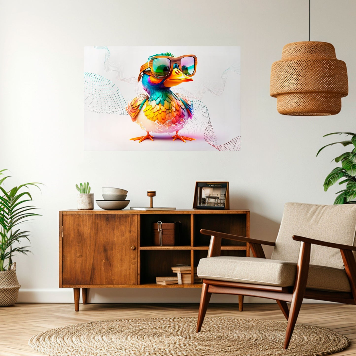 QUACKY FUN Poster orizzontale staccabile e attaccabile