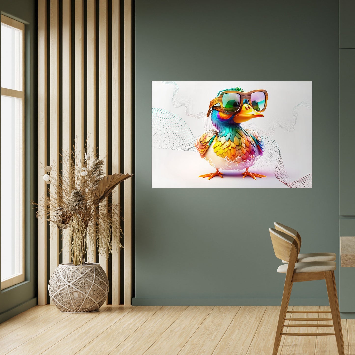 QUACKY FUN Poster orizzontale staccabile e attaccabile