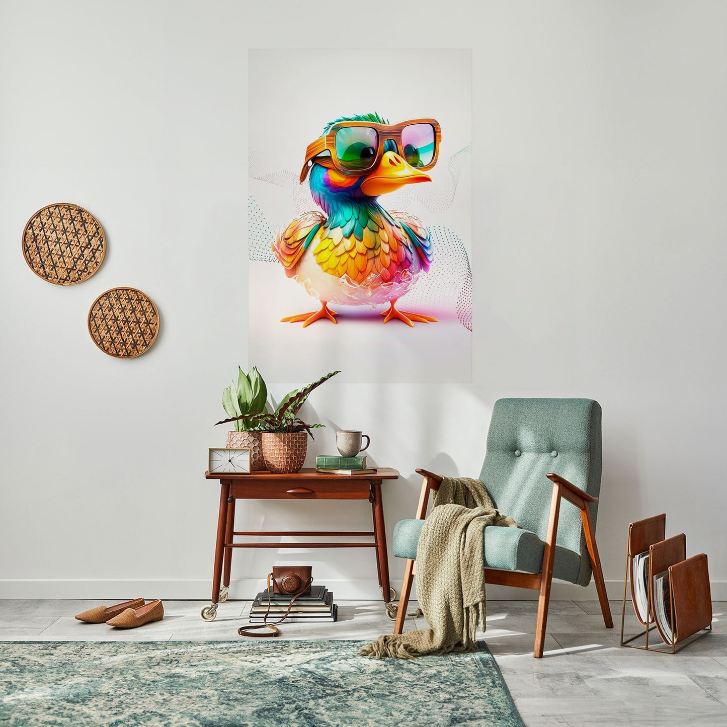 QUACKY FUN Poster verticale staccabile e attaccabile