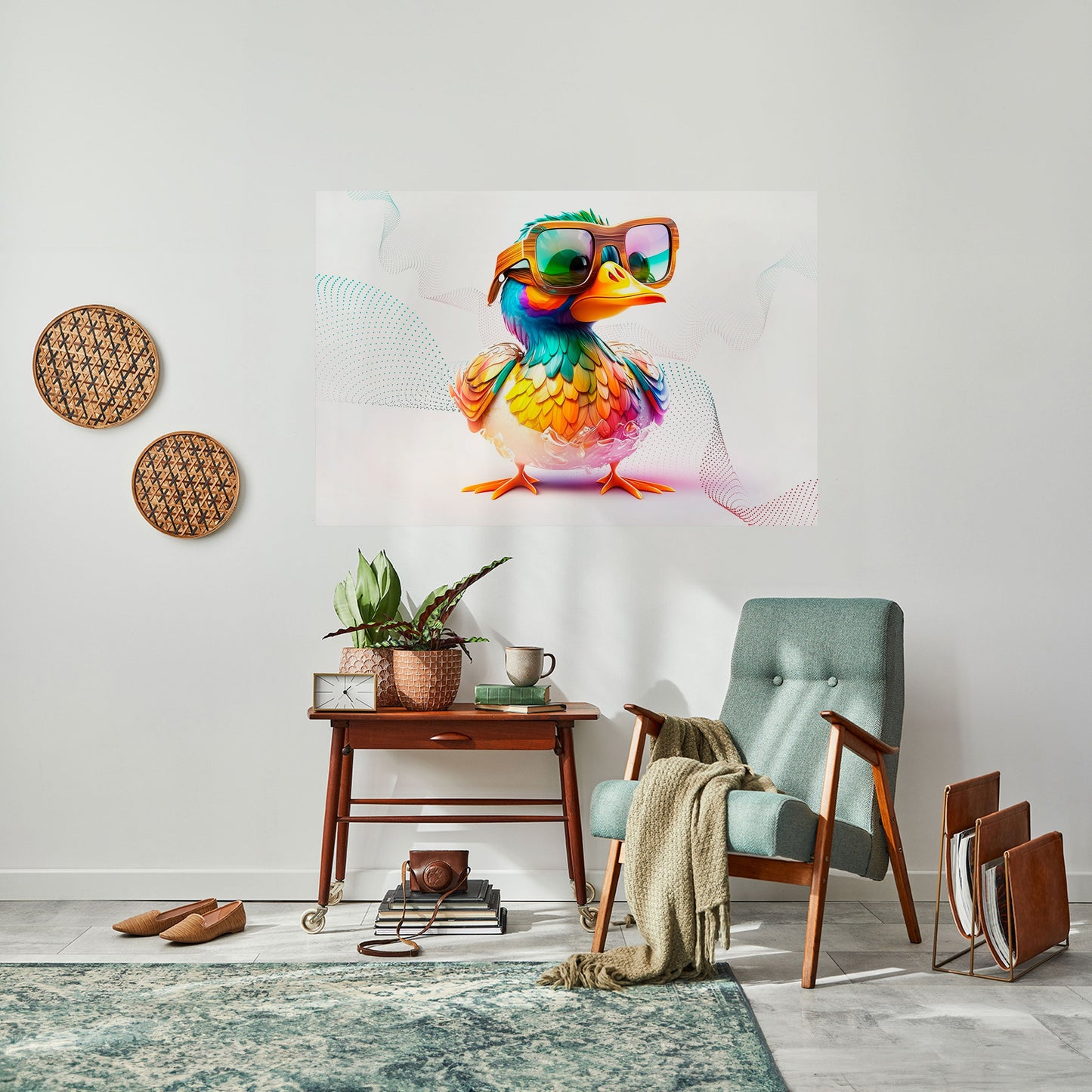 QUACKY FUN Poster orizzontale staccabile e attaccabile