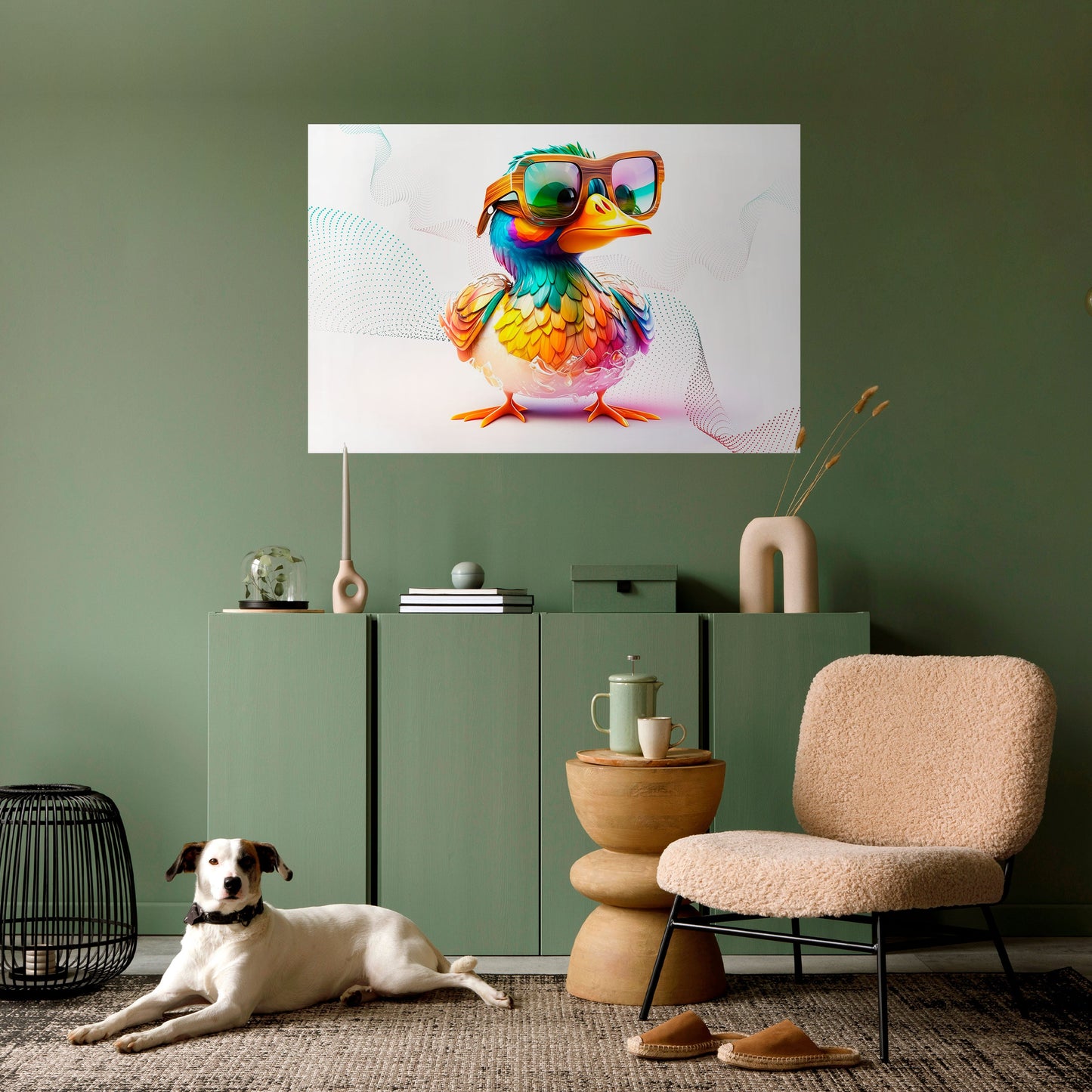 QUACKY FUN Poster orizzontale staccabile e attaccabile