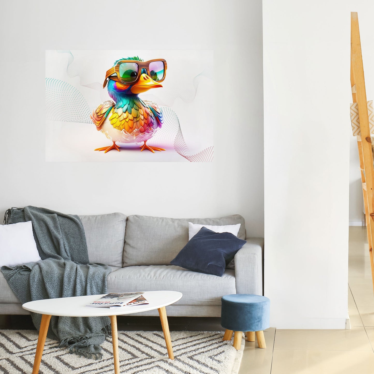 QUACKY FUN Poster orizzontale staccabile e attaccabile