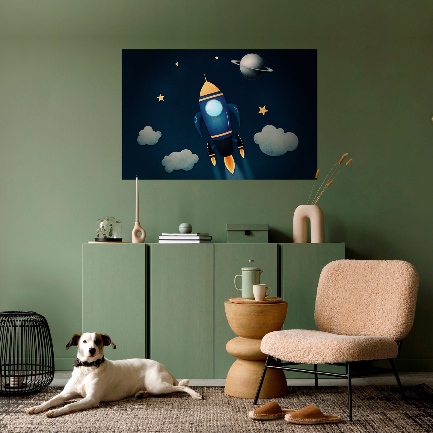 Poster orizzontale STELLAR SWING stacca e attacca