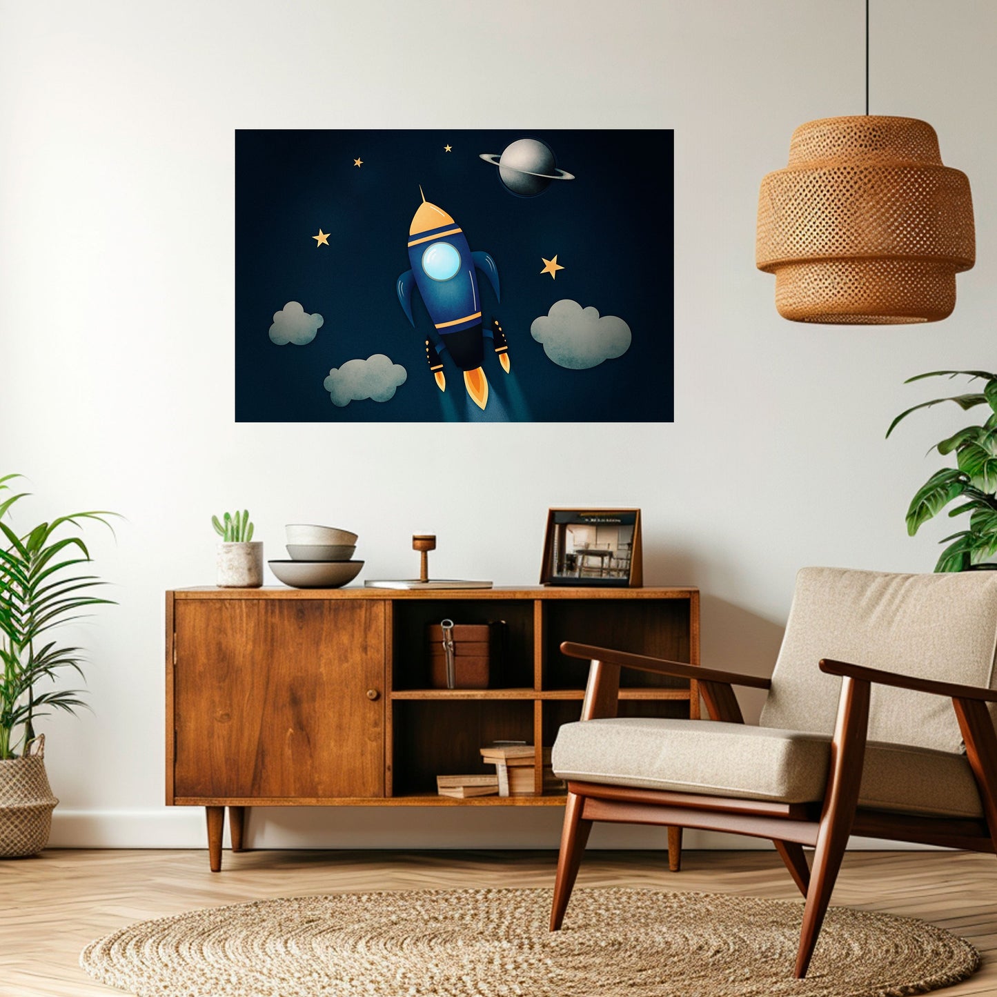 Poster orizzontale STELLAR SWING stacca e attacca