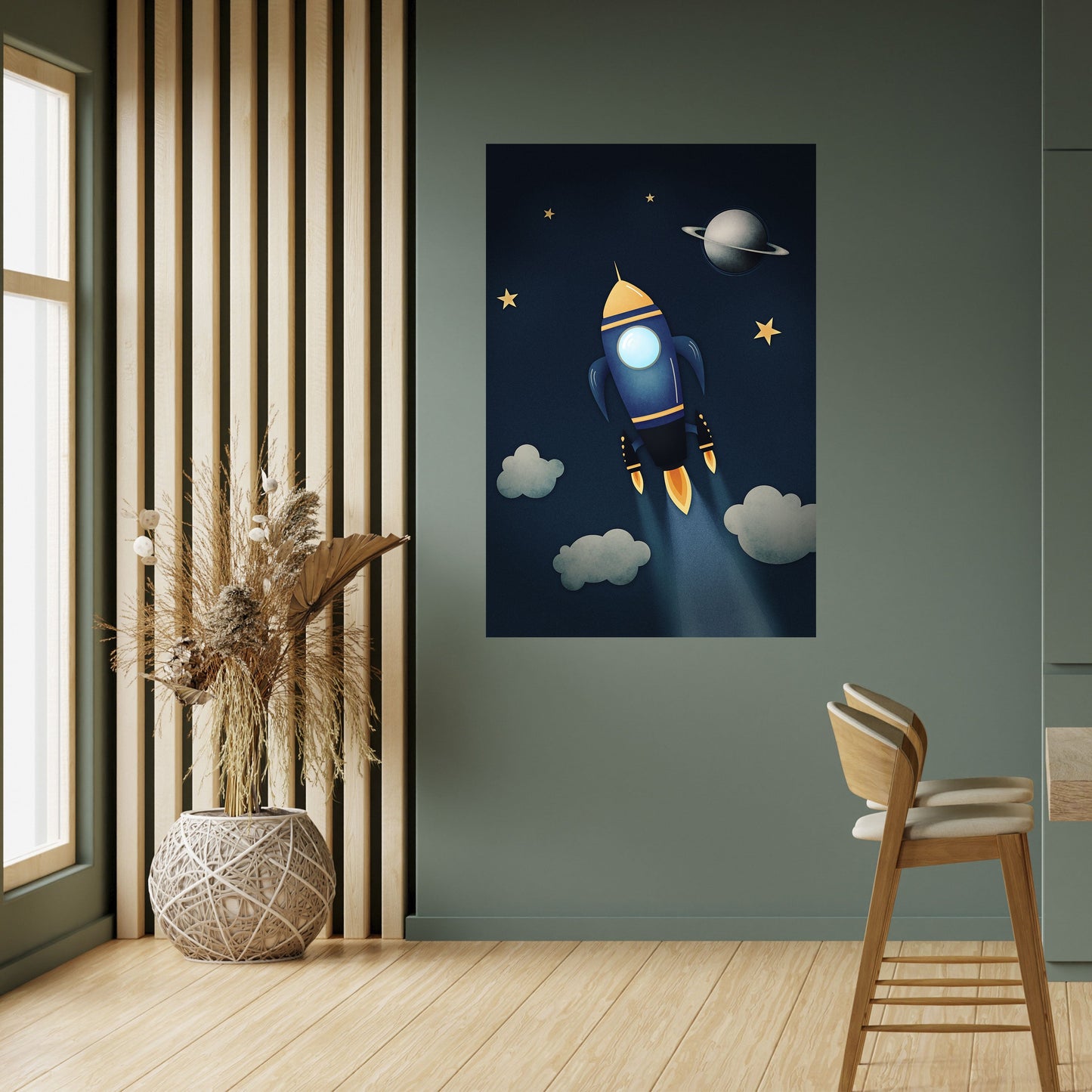 Poster verticale STELLAR SWING stacca e attacca