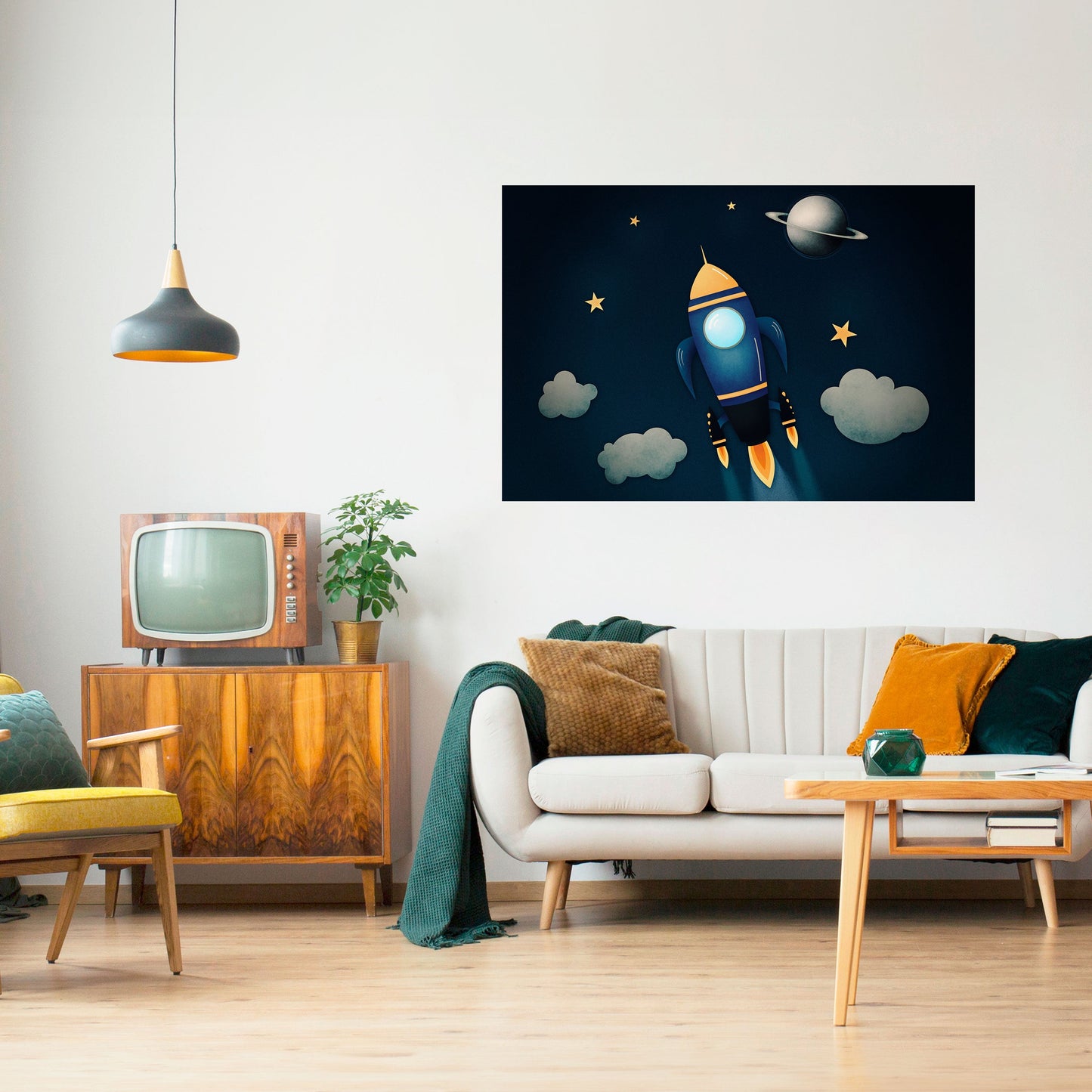 Poster orizzontale STELLAR SWING stacca e attacca