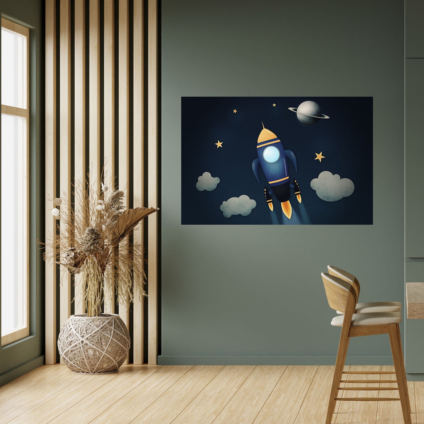 Poster orizzontale STELLAR SWING stacca e attacca
