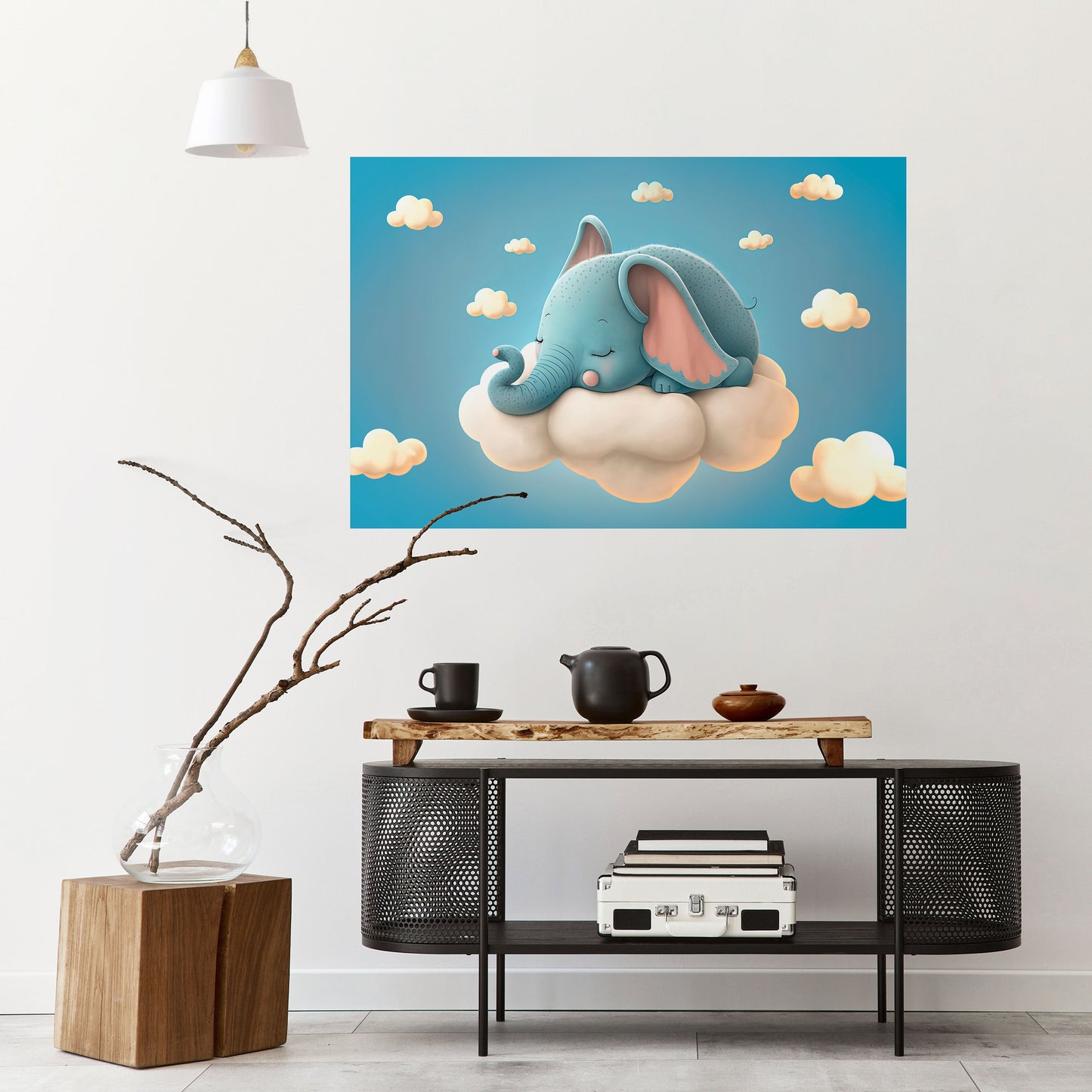 Poster orizzontale staccabile e attaccabile ELEPHANT DREAMS