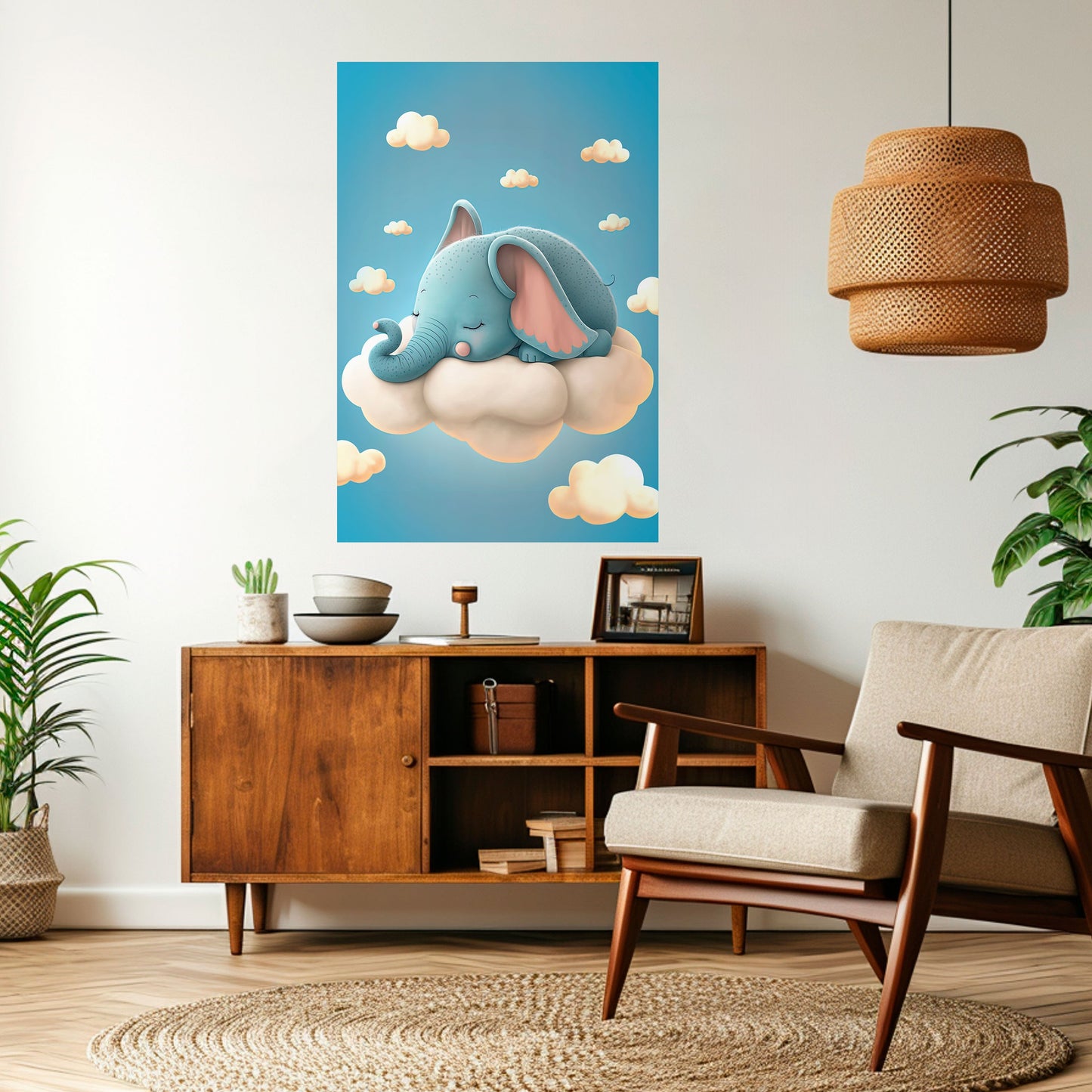 Poster verticale staccabile e attaccabile ELEPHANT DREAMS