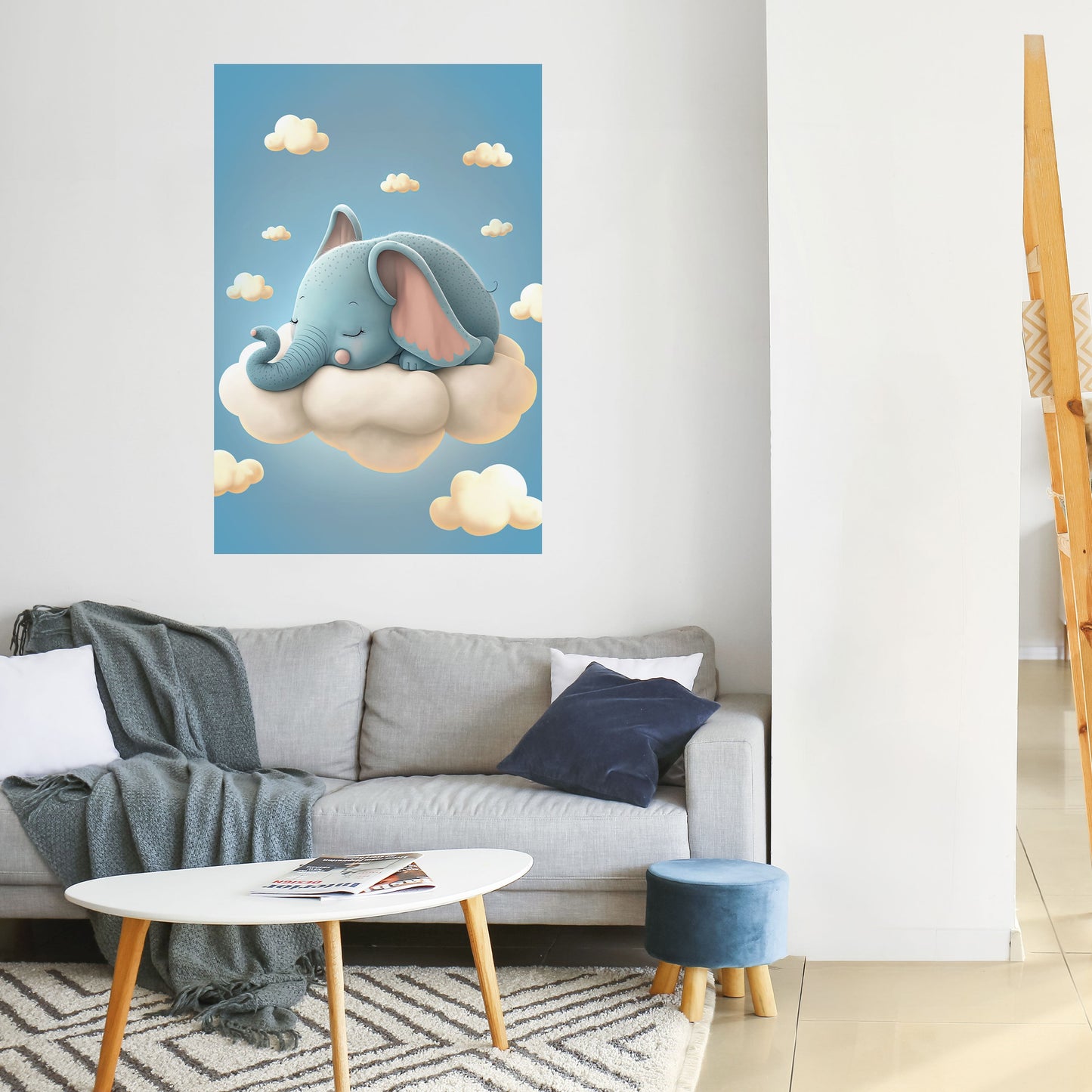 Poster verticale staccabile e attaccabile ELEPHANT DREAMS