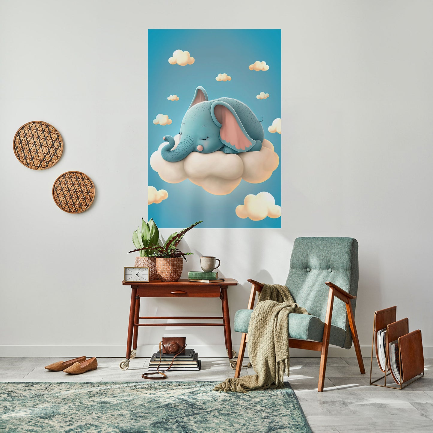 Poster verticale staccabile e attaccabile ELEPHANT DREAMS