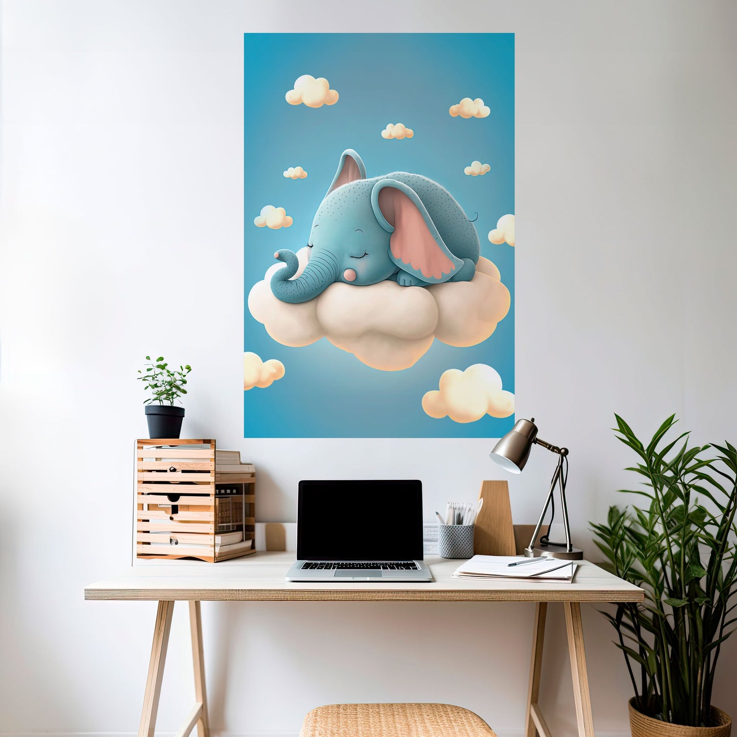 Poster verticale staccabile e attaccabile ELEPHANT DREAMS