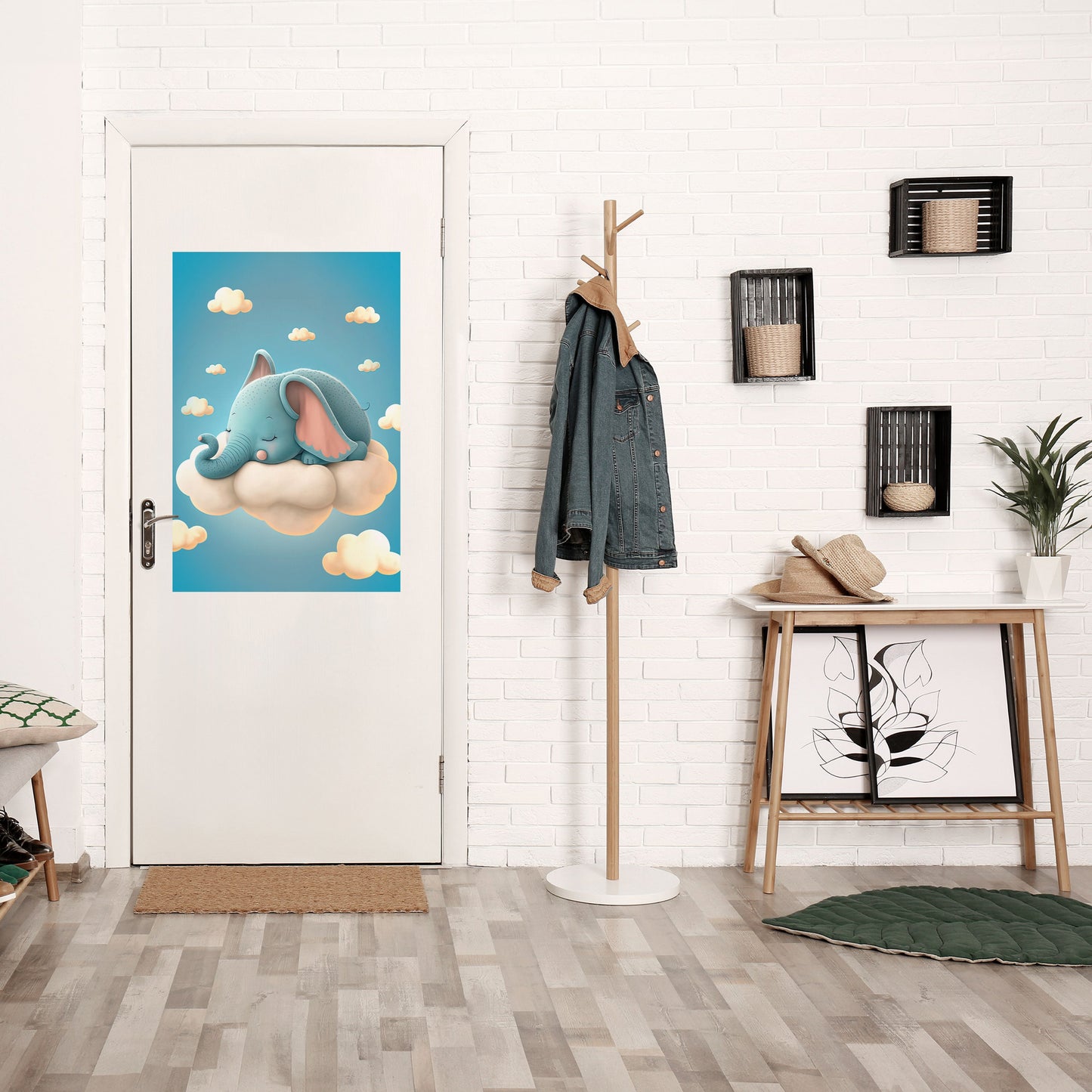 Poster verticale staccabile e attaccabile ELEPHANT DREAMS