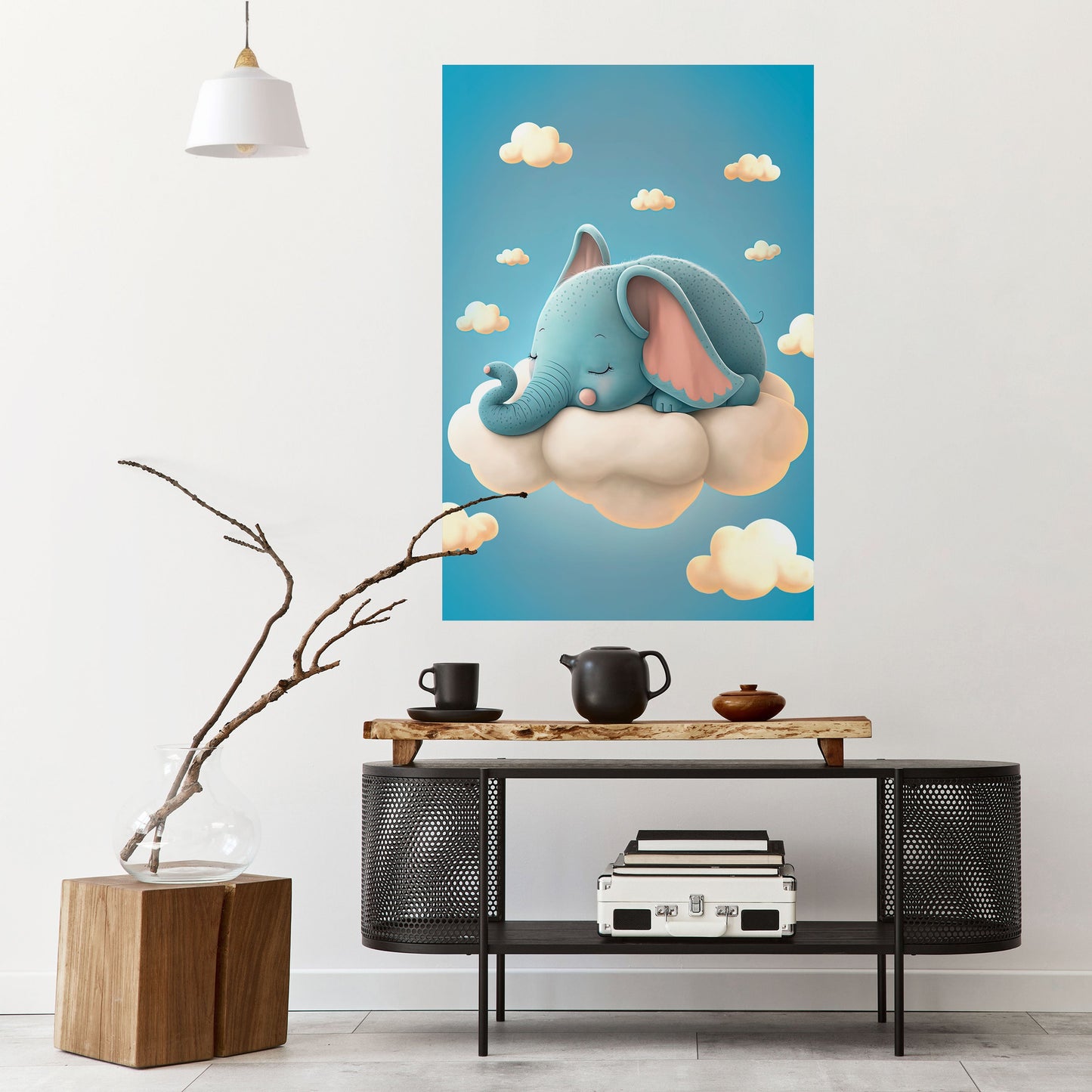 Poster verticale staccabile e attaccabile ELEPHANT DREAMS