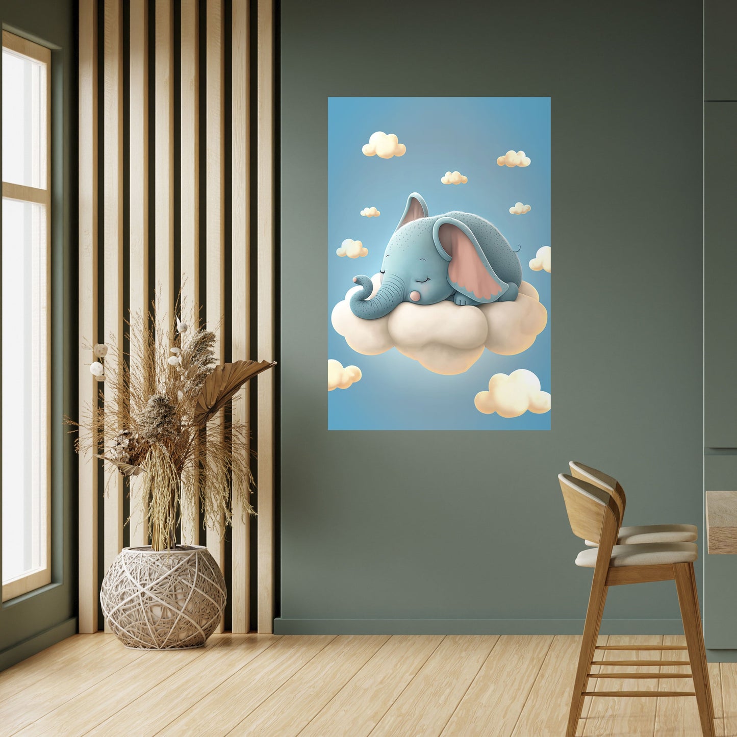 Poster verticale staccabile e attaccabile ELEPHANT DREAMS