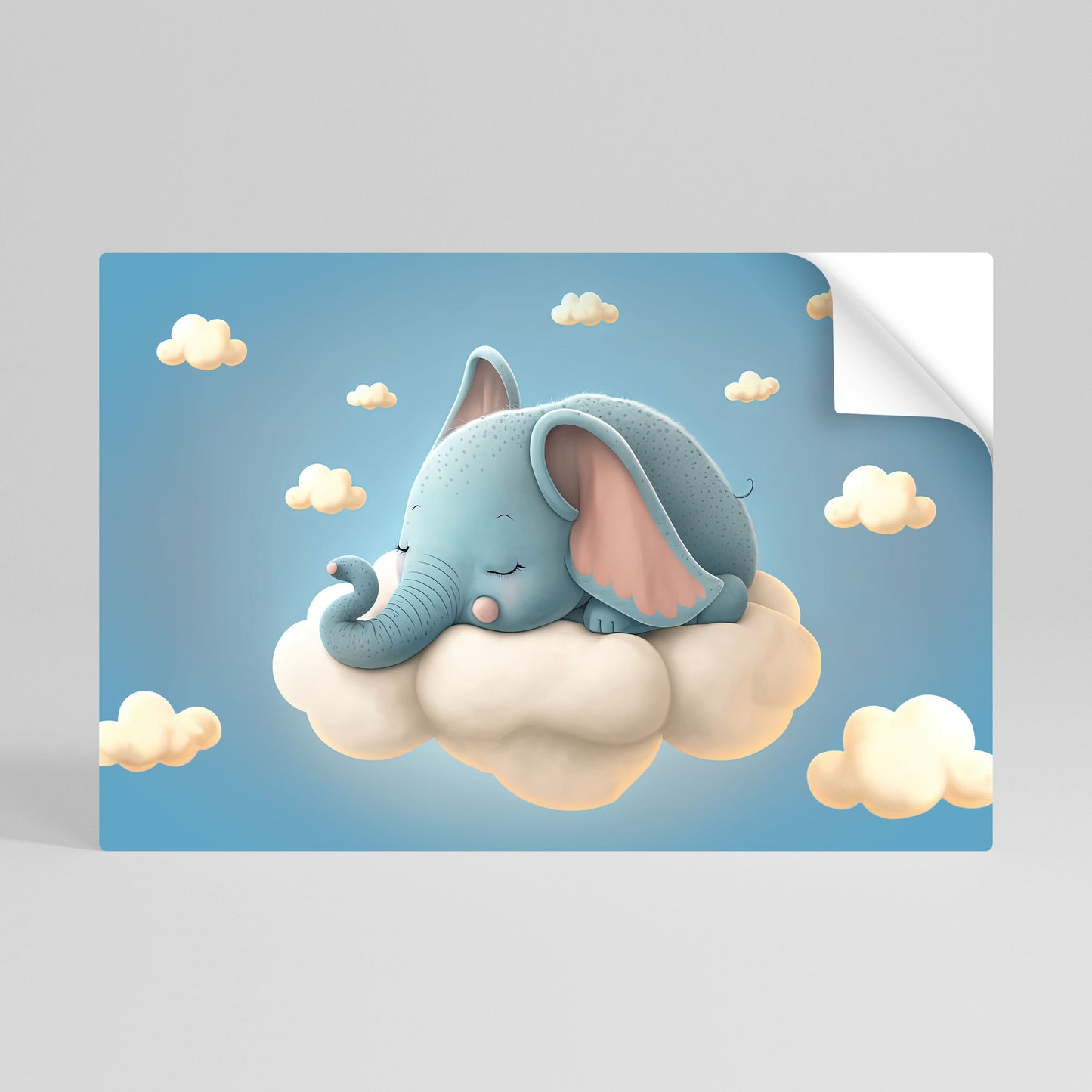 Poster orizzontale staccabile e attaccabile ELEPHANT DREAMS