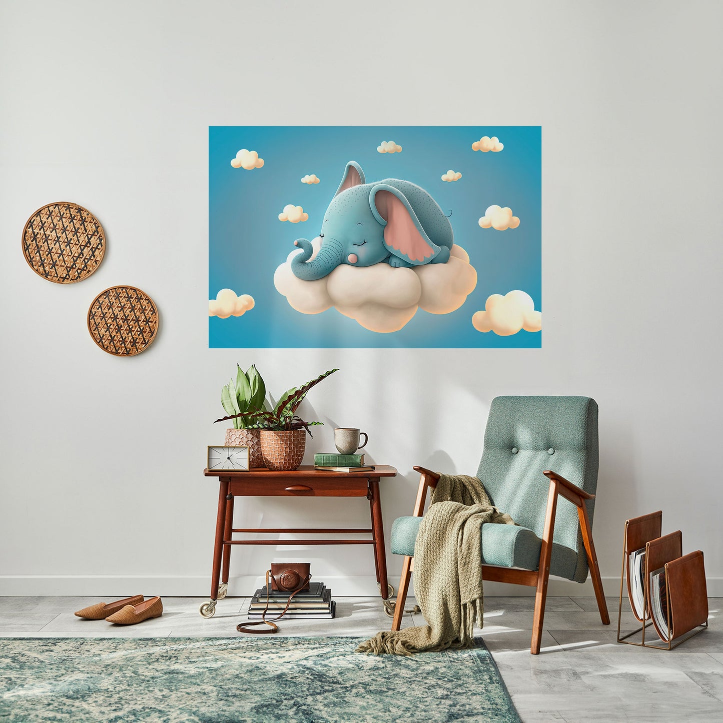 Poster orizzontale staccabile e attaccabile ELEPHANT DREAMS