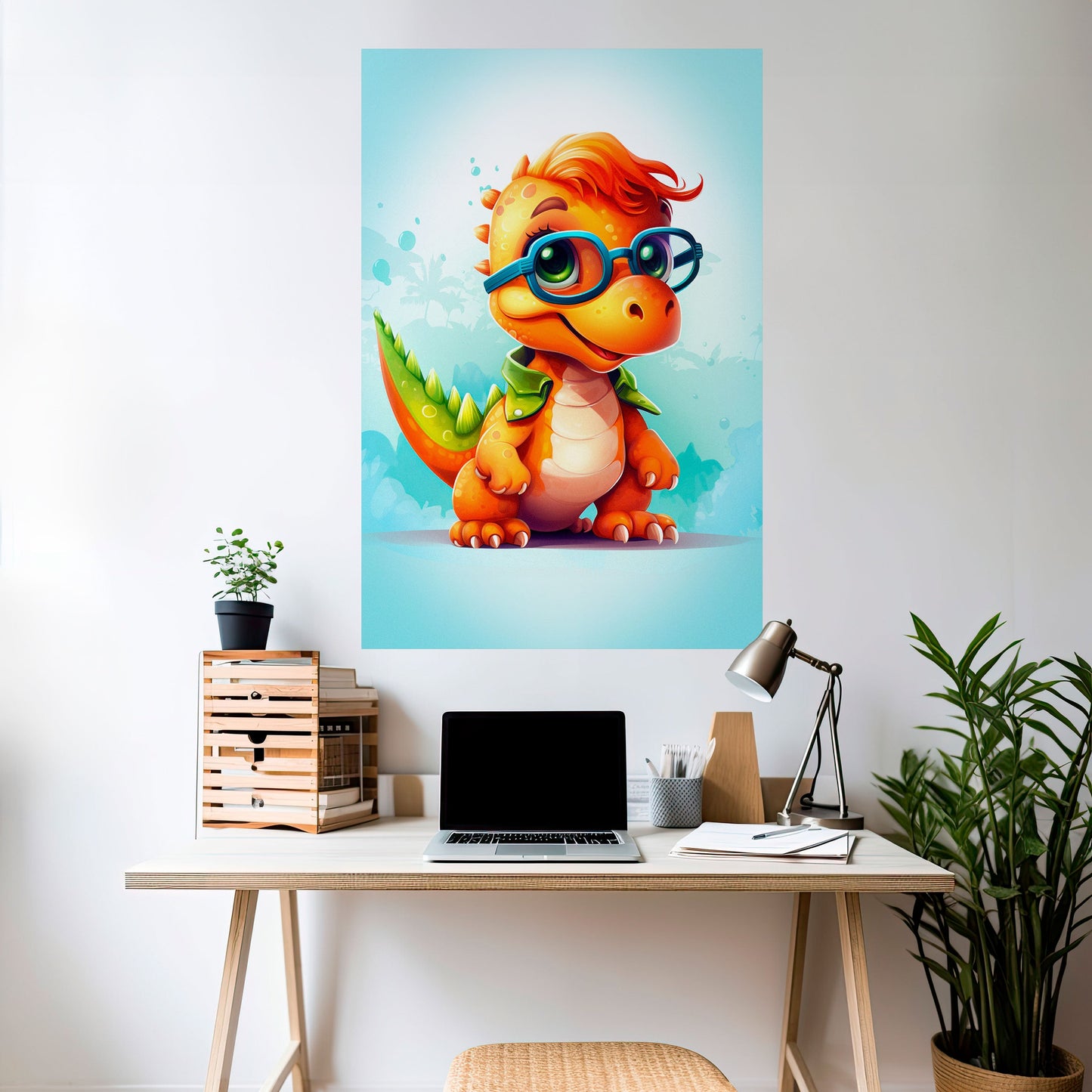Poster verticale staccabile e attaccabile KIDDOSAURUS REX