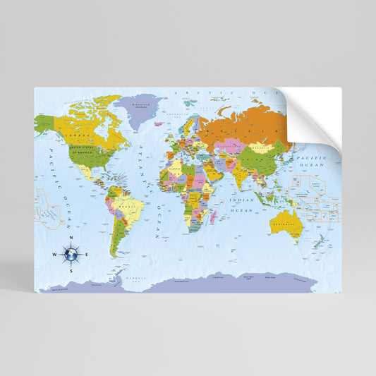 Poster orizzontale staccabile e attaccabile OCEANS OF DISCOVERY