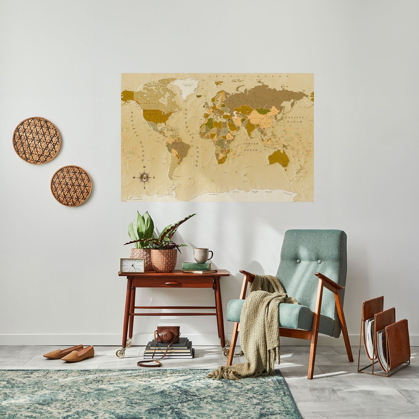 Poster orizzontale staccabile e attaccabile GEOGRAFIE NON CELEBRATE