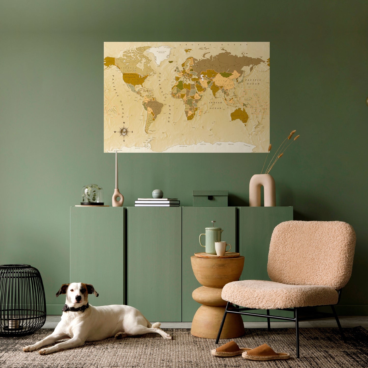 Poster orizzontale staccabile e attaccabile GEOGRAFIE NON CELEBRATE