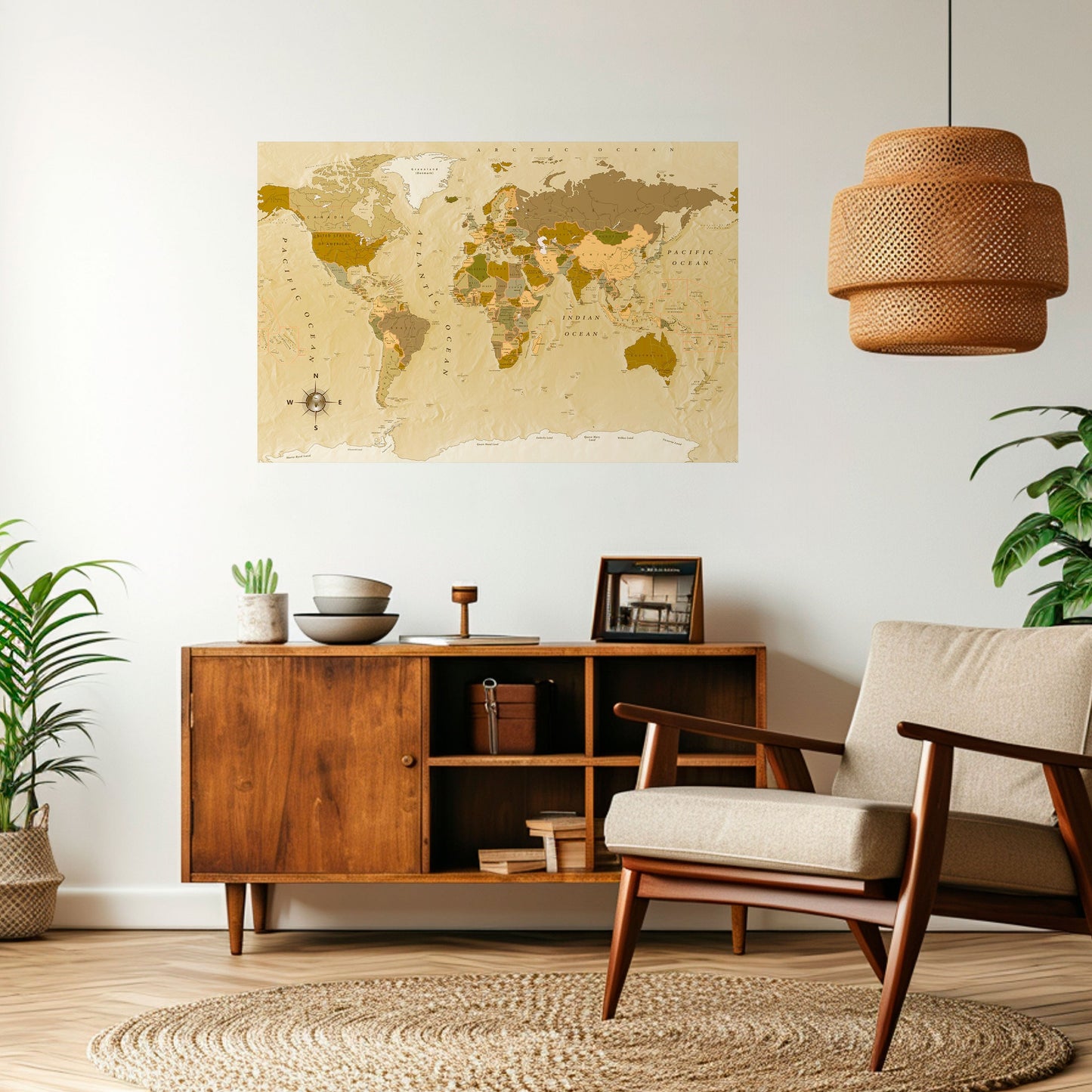Poster orizzontale staccabile e attaccabile GEOGRAFIE NON CELEBRATE