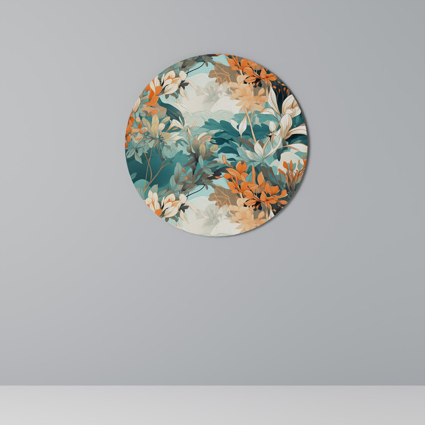 BLOOM BALLET Round Wall Art
