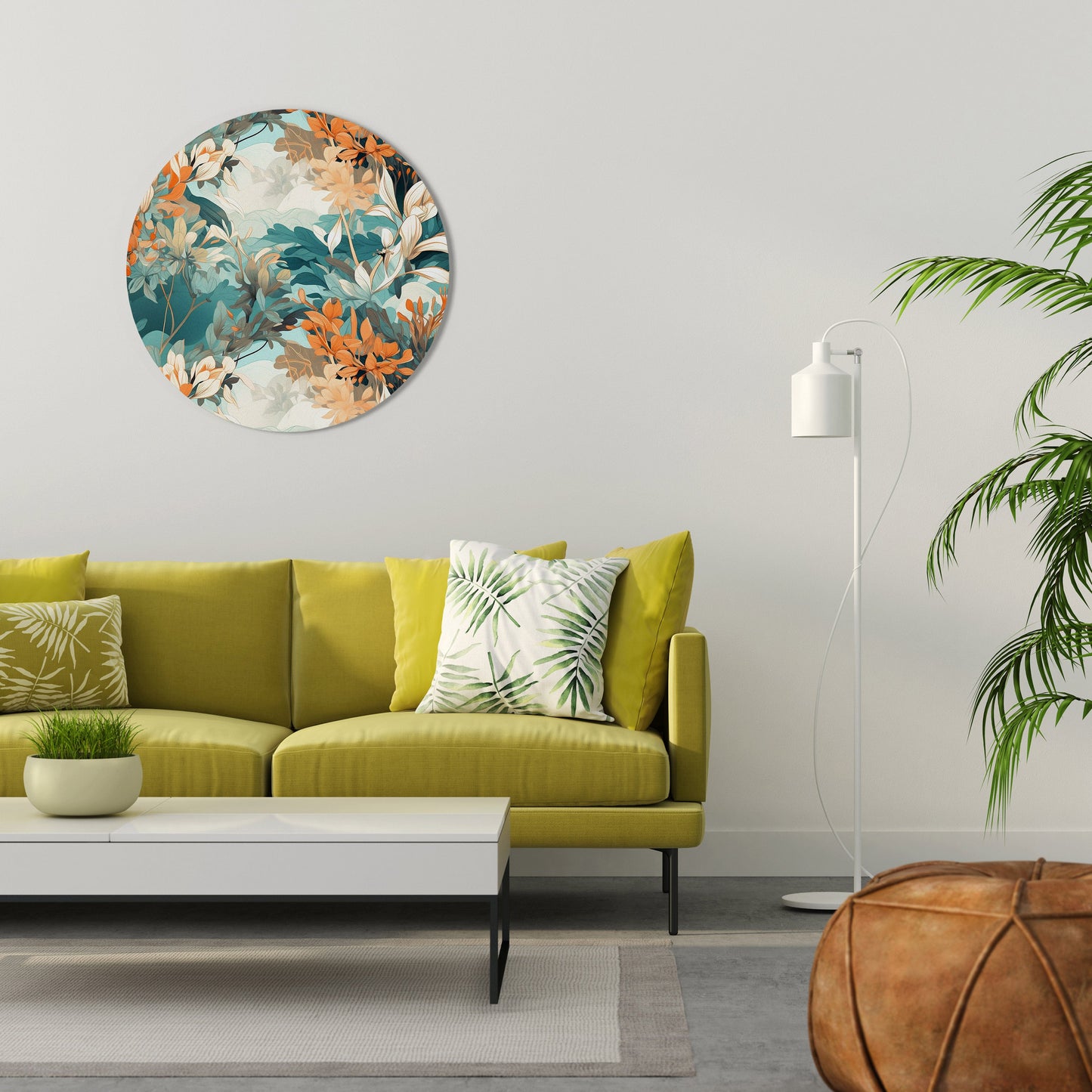 BLOOM BALLET Round Wall Art