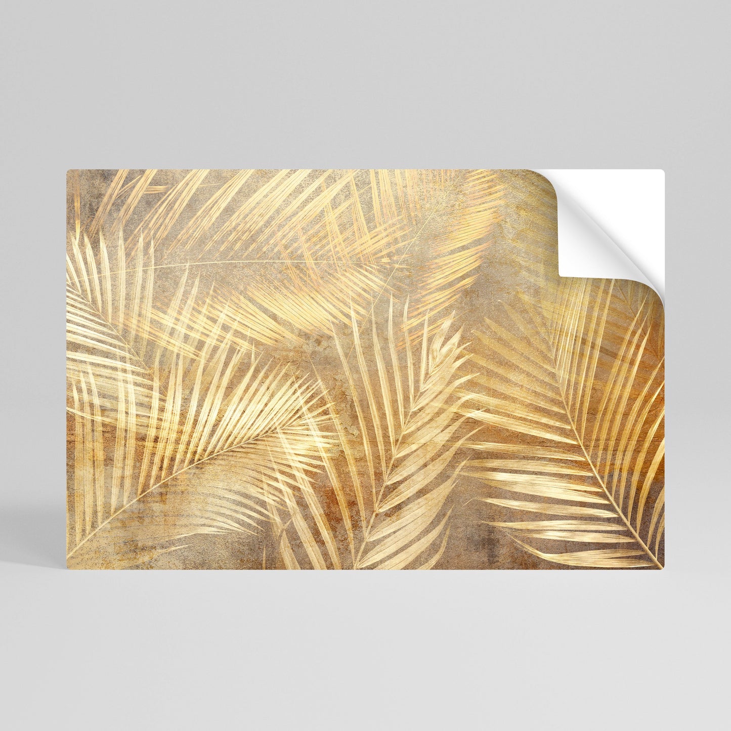 GOLDEN PALM DREAMSCAPE Poster orizzontale staccabile e attaccabile