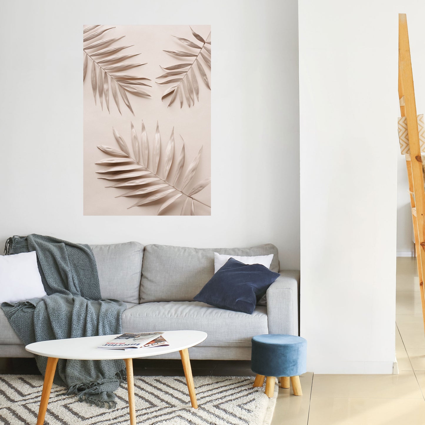 Poster verticale PINK PALM DREAMS stacca e attacca