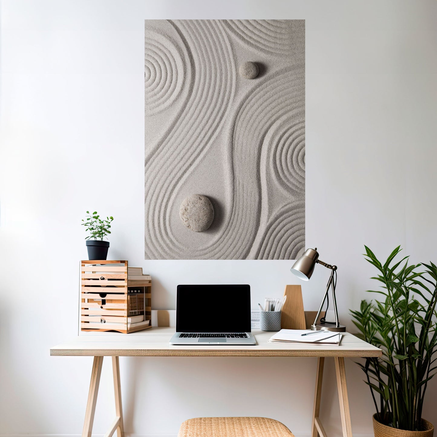 Poster verticale da staccare e attaccare SANDSWIRL SERENITY