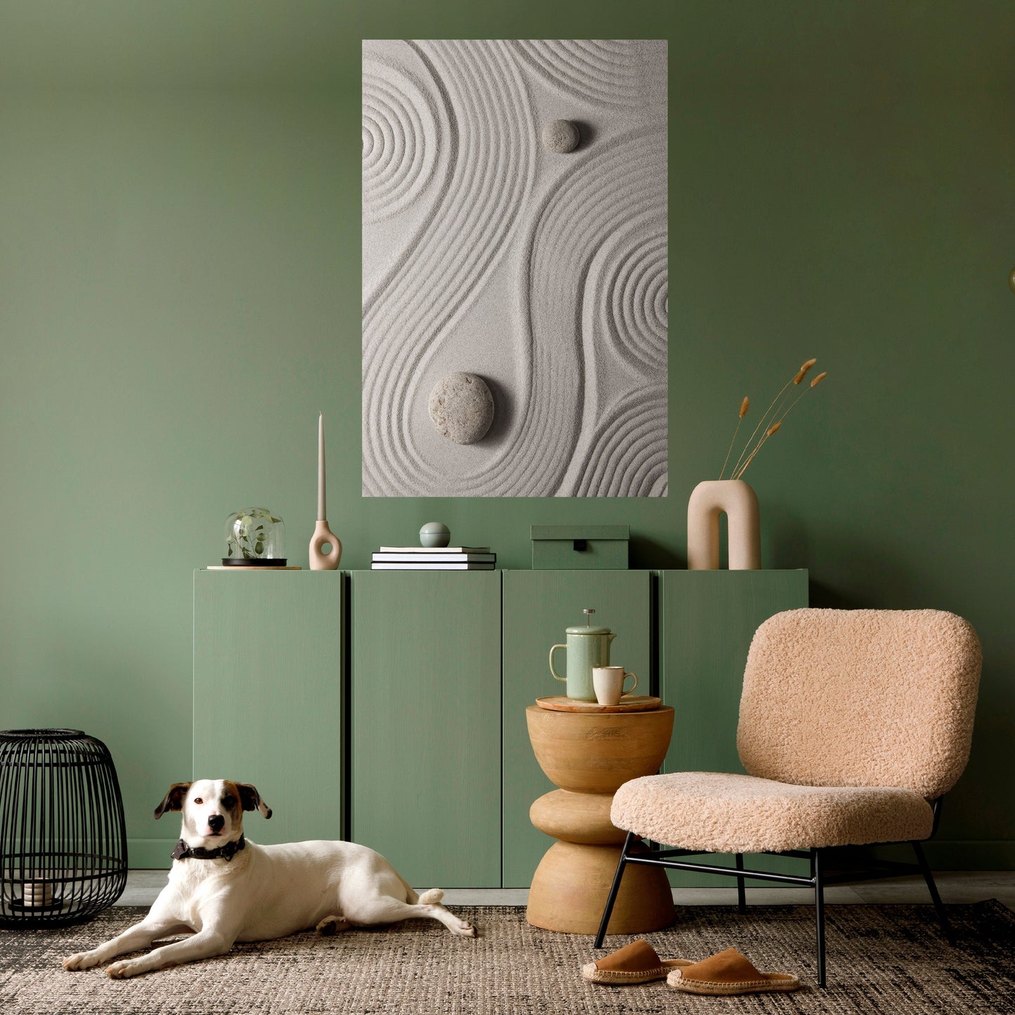 Poster verticale da staccare e attaccare SANDSWIRL SERENITY