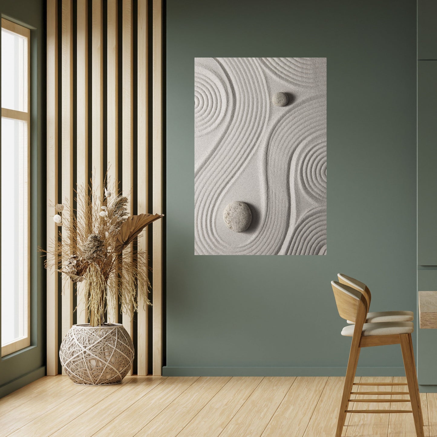 Poster verticale da staccare e attaccare SANDSWIRL SERENITY