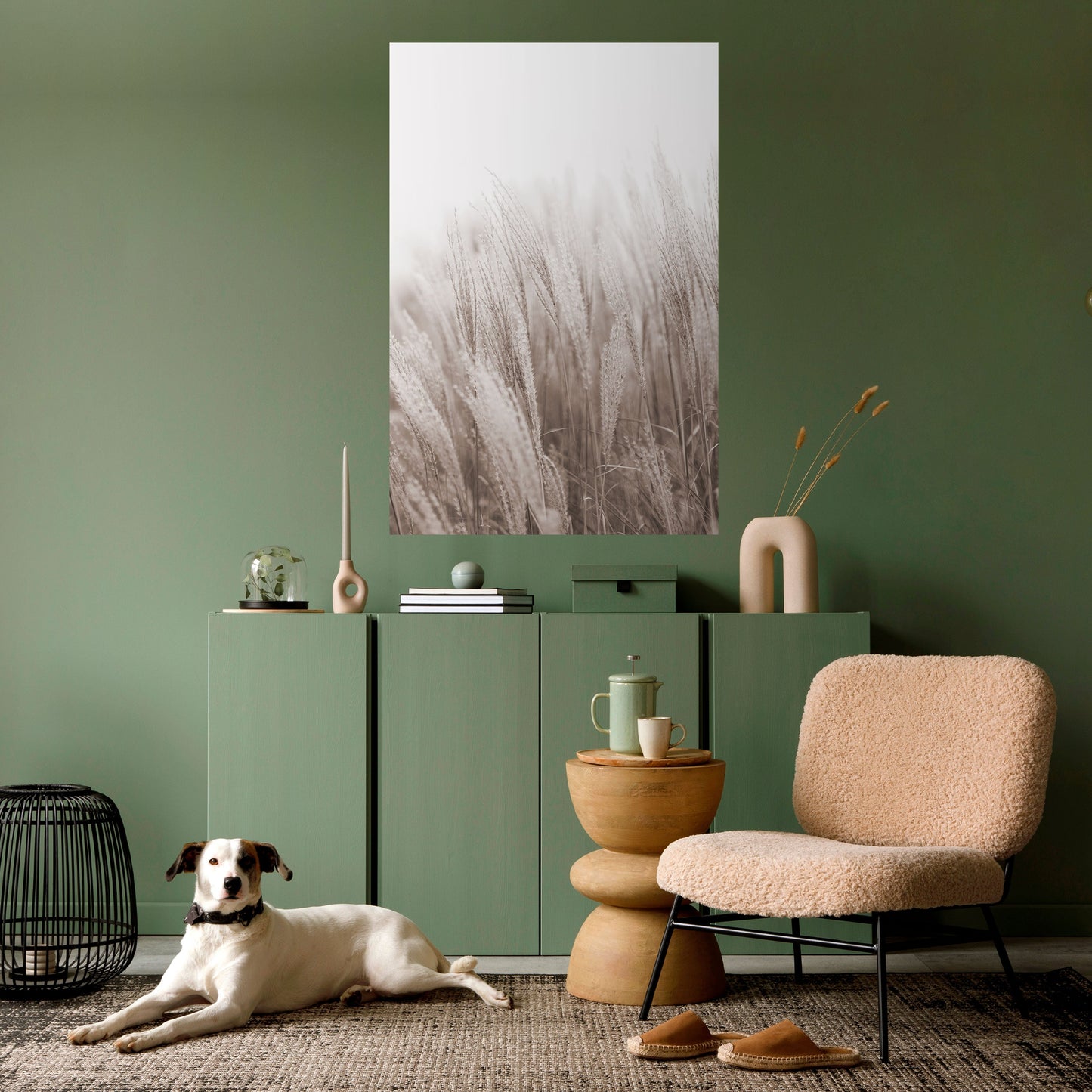 Poster verticale staccabile e attaccabile WHISPERS OF GRASS
