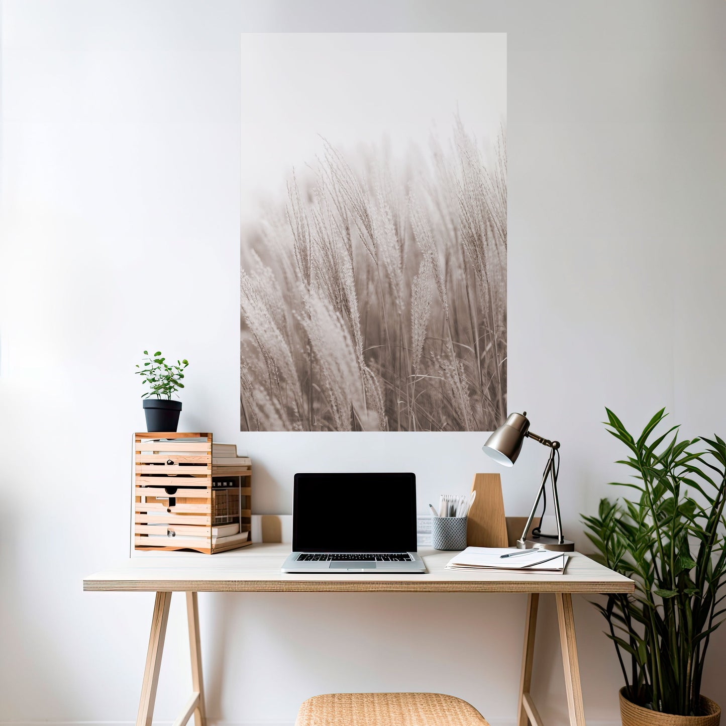Poster verticale staccabile e attaccabile WHISPERS OF GRASS