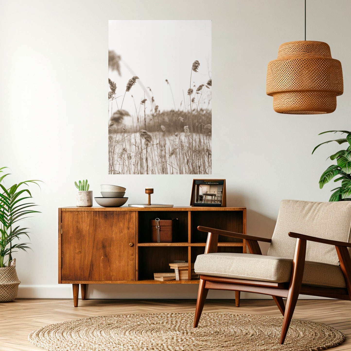 Poster verticale staccabile e attaccabile "TIMELESS TUSSOCKS"