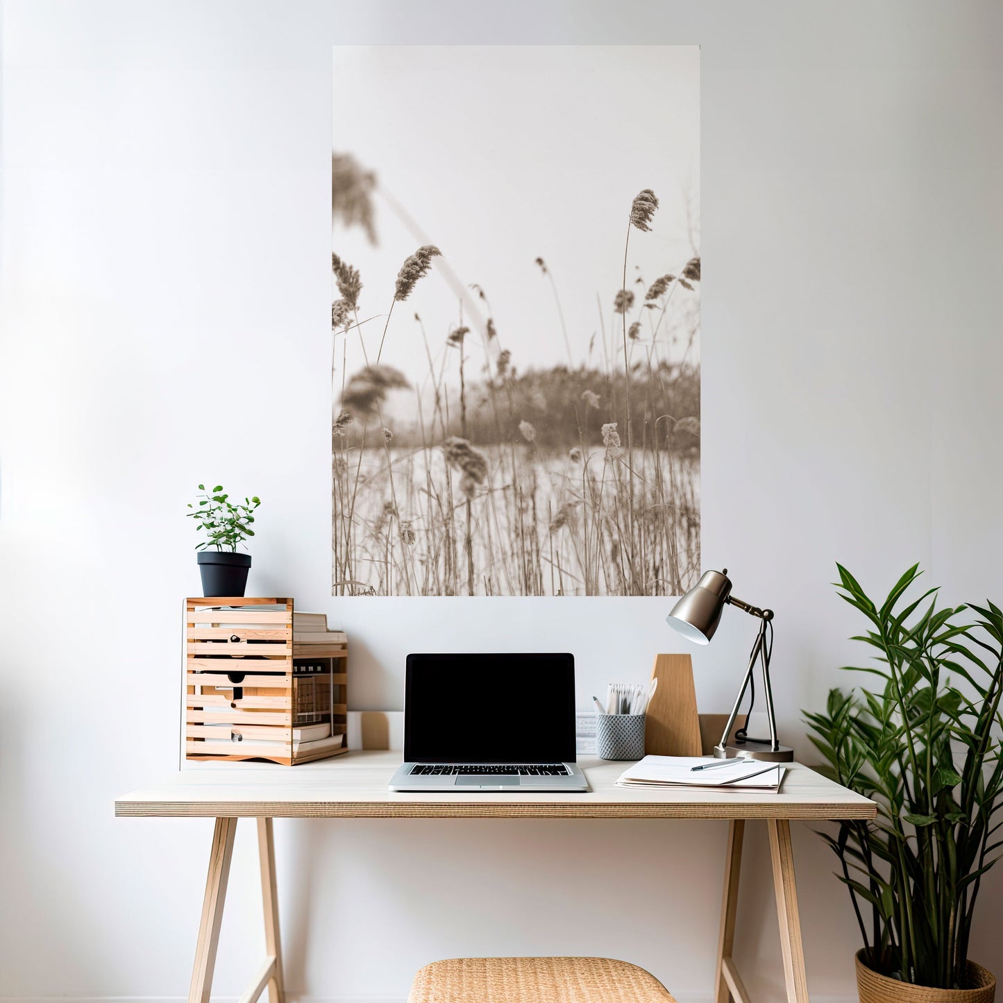 Poster verticale staccabile e attaccabile "TIMELESS TUSSOCKS"