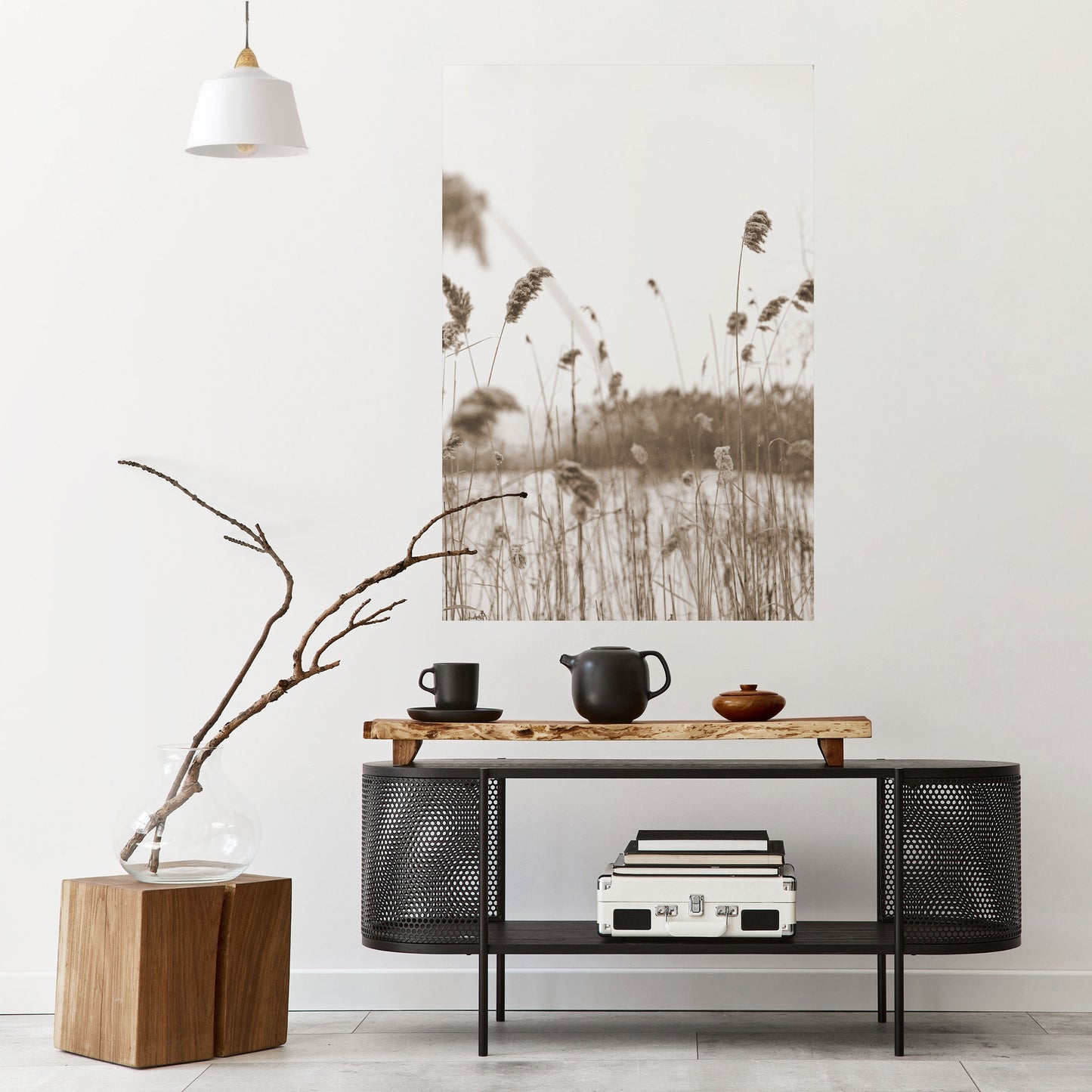 Poster verticale staccabile e attaccabile "TIMELESS TUSSOCKS"