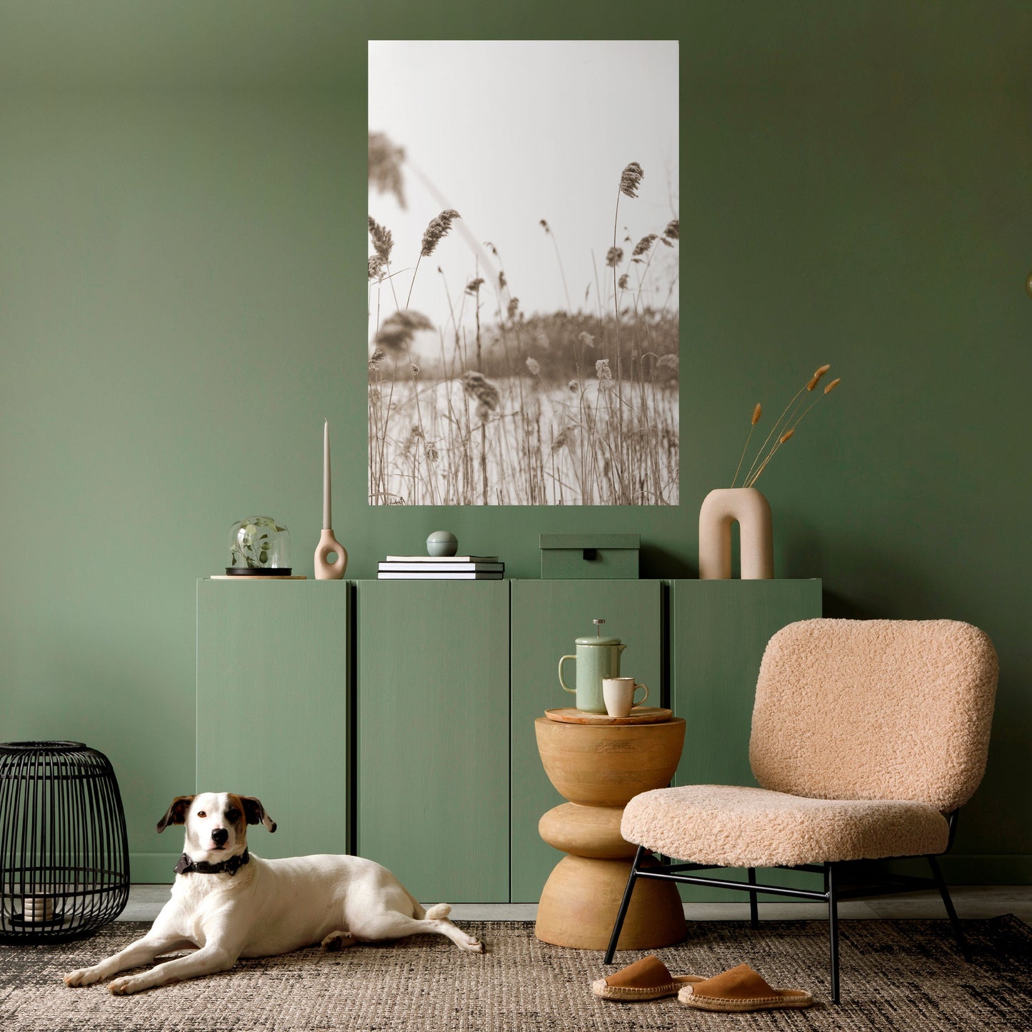 Poster verticale staccabile e attaccabile "TIMELESS TUSSOCKS"
