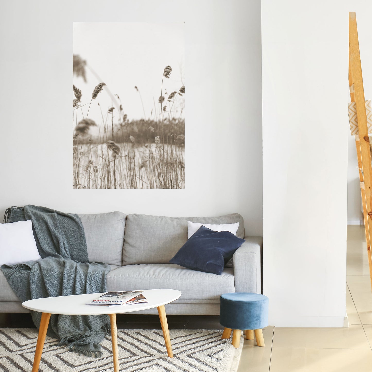 Poster verticale staccabile e attaccabile "TIMELESS TUSSOCKS"