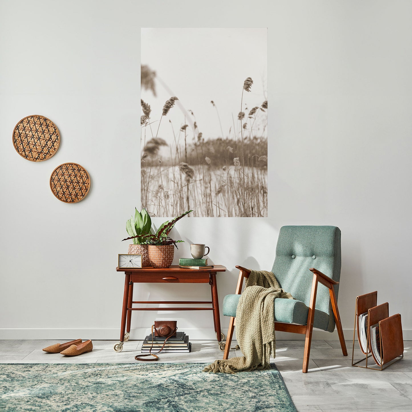 Poster verticale staccabile e attaccabile "TIMELESS TUSSOCKS"