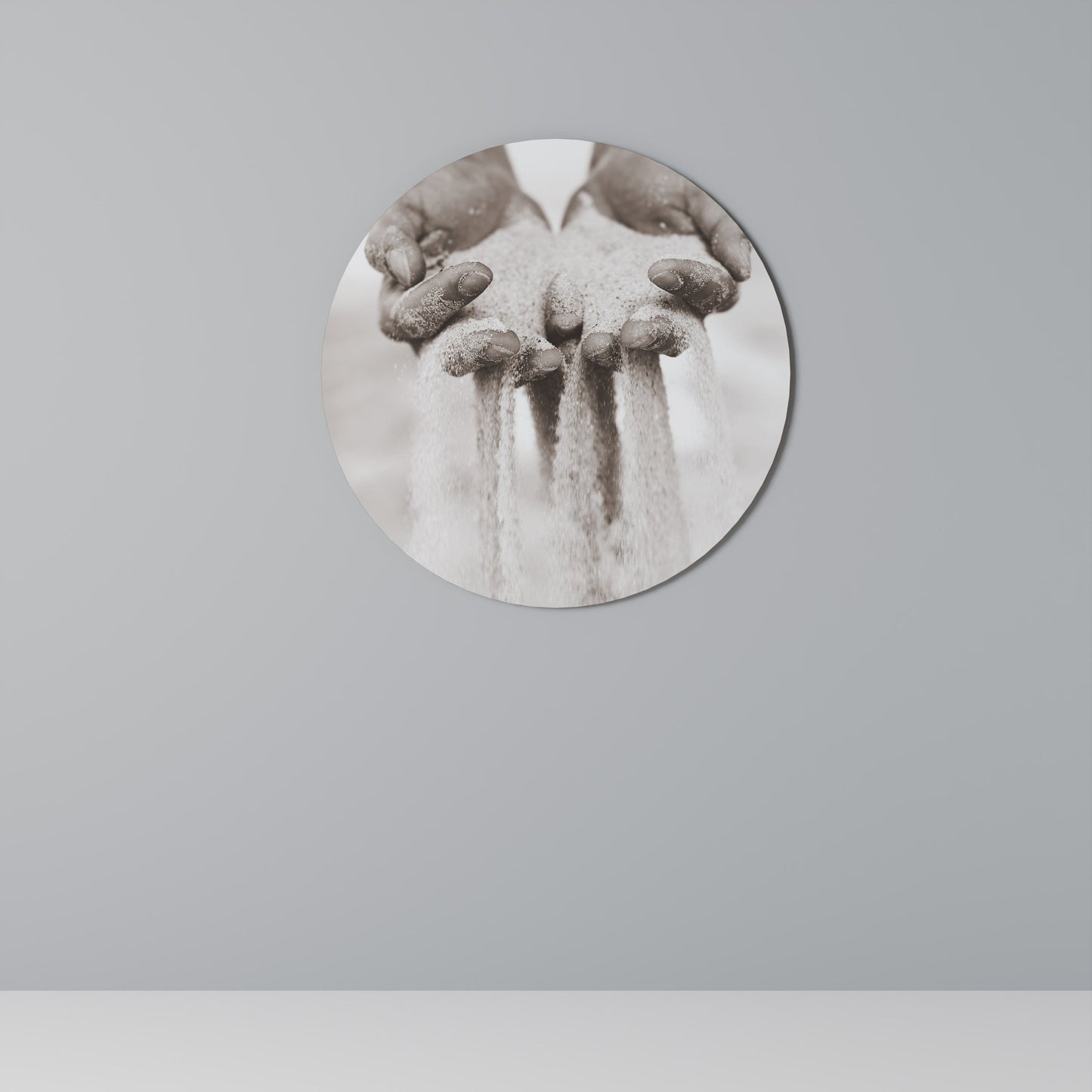 HANDS OF FATE Round Wall Art