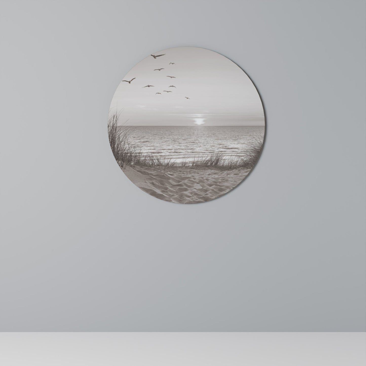 TIMELESS SEASCAPE Round Wall Art
