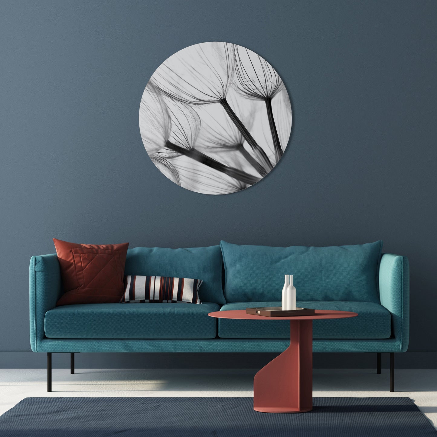 SILKEN FLIGHT Round Wall Art
